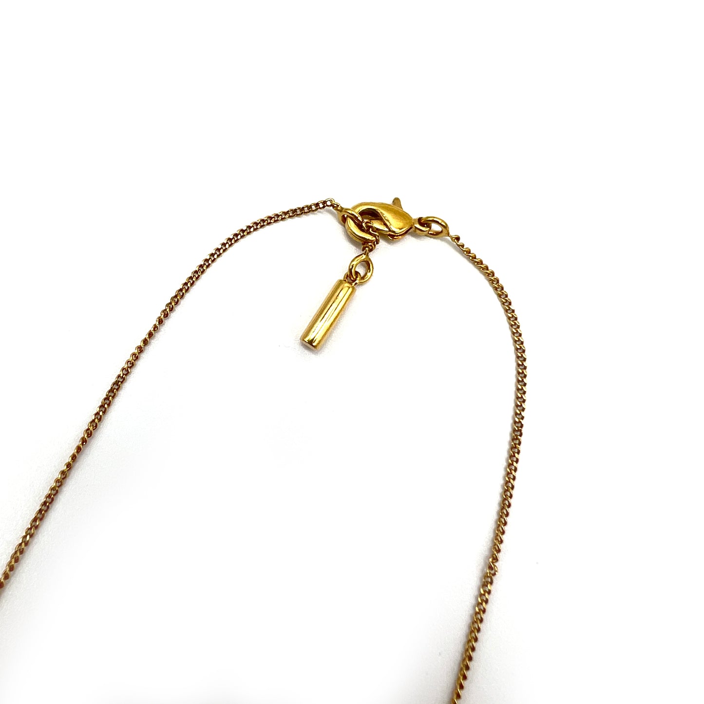 Chloe Vintage Bow Shape Pendant With Golden Necklace