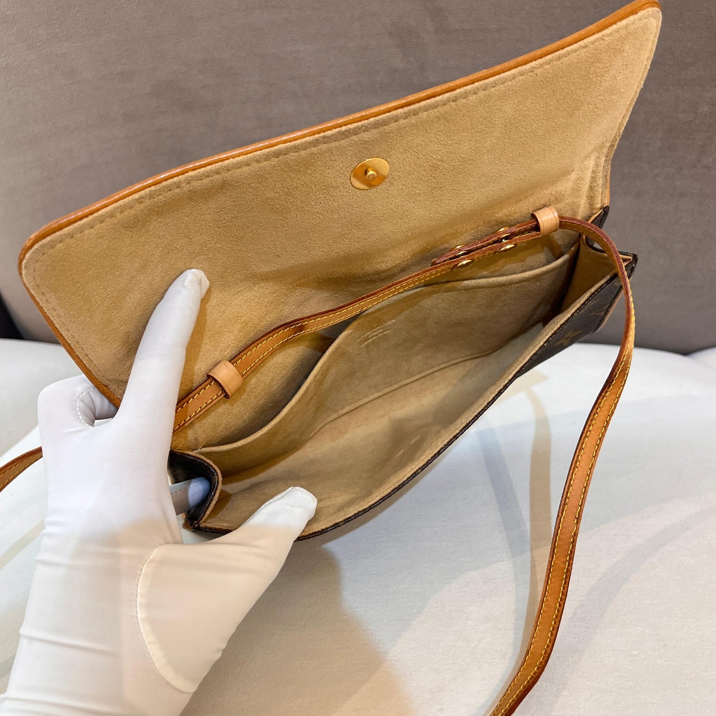 Louis Vuitton Vintage Monogram Twin Gm Pochette Shoulder Bag