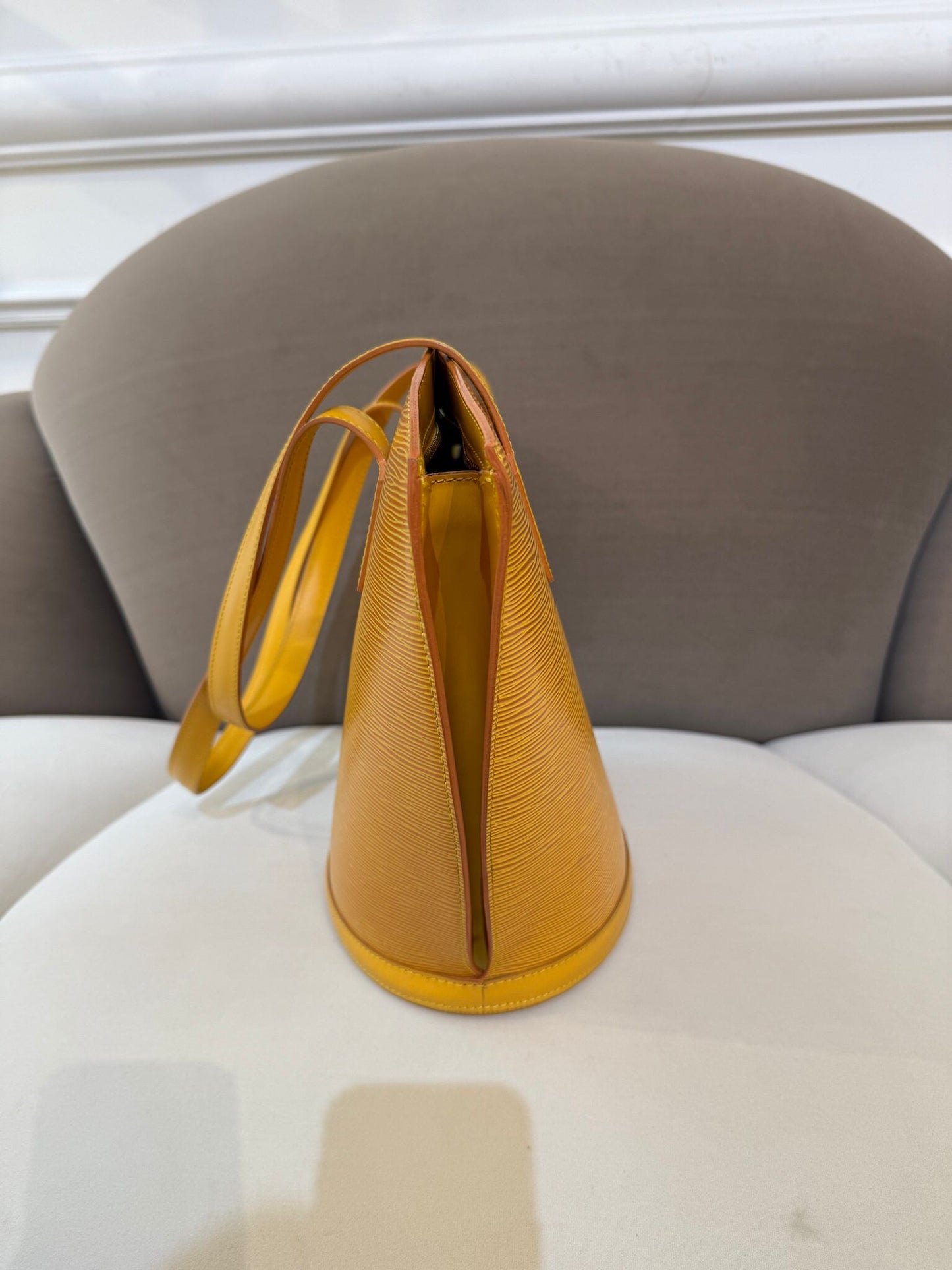 Louis Vuitton Vintage Saint Jacques Shopping Tassili Yellow Epi Tote Bag