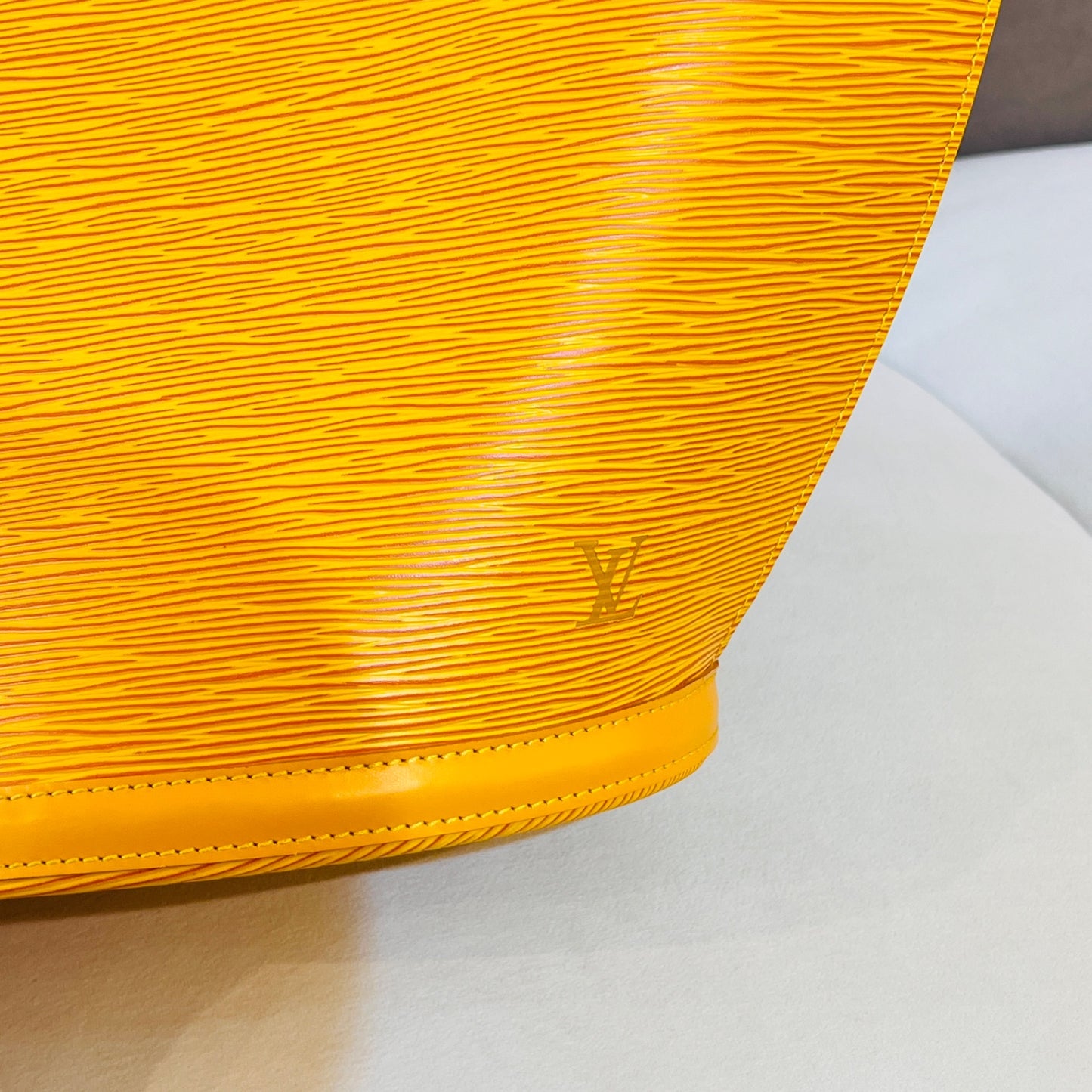 Louis Vuitton Vintage Saint Jacques Tassili Yellow Epi Leather Tote