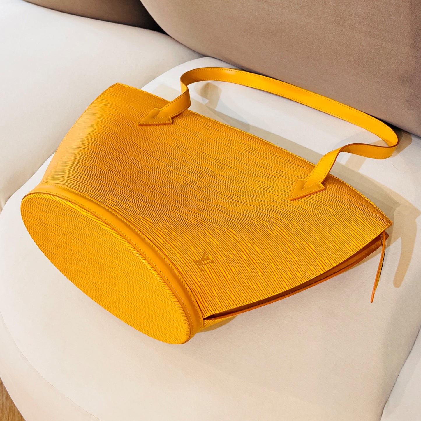 Louis Vuitton Vintage Saint Jacques Tassili Yellow Epi Leather Tote