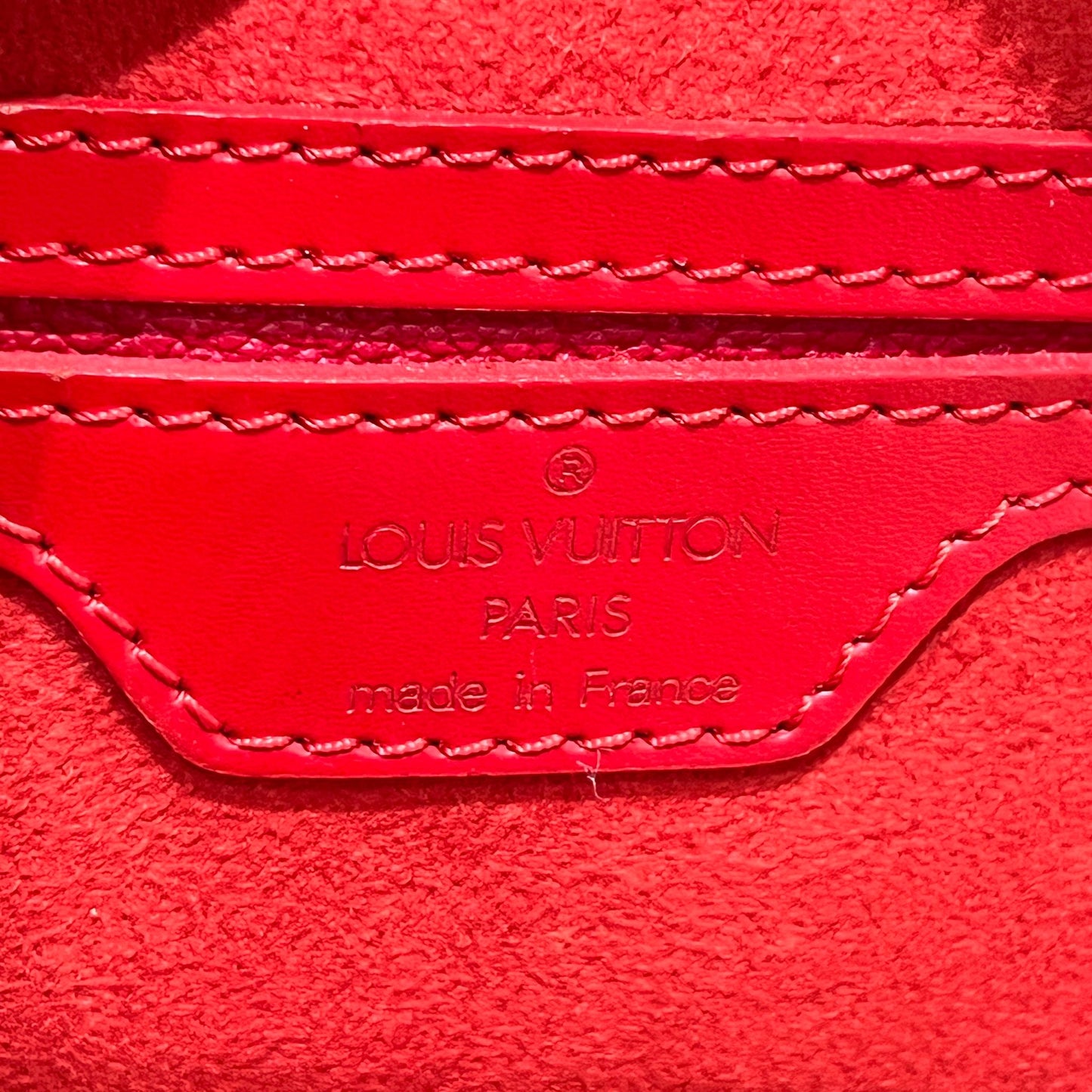 Louis Vuitton Vintage Epi Mabillon Castilian Red Backpack