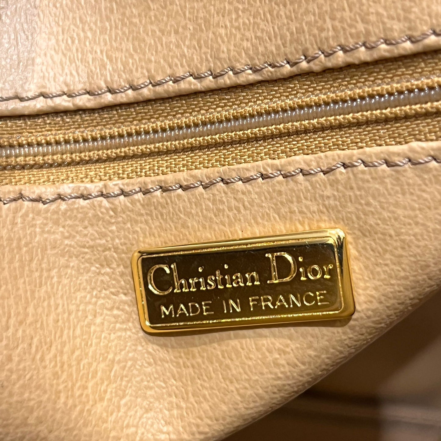 Christian Dior Vintage Black Trotter Pvc Tote Bag