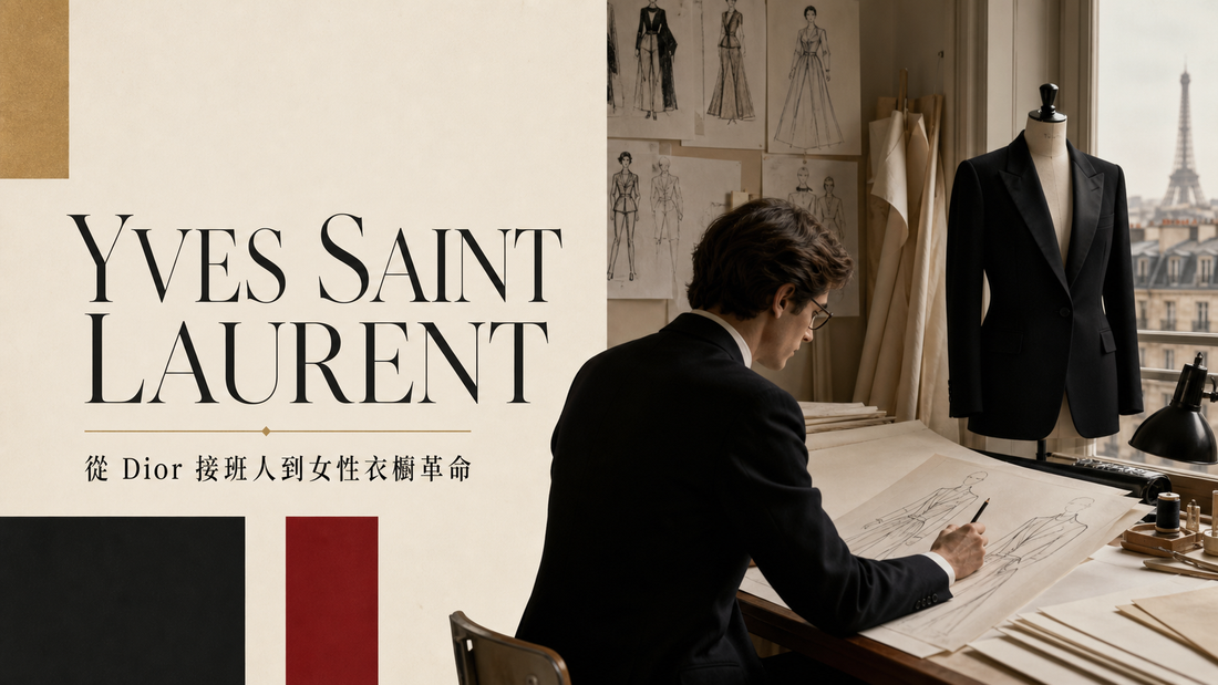 Yves Saint Laurent 歷史專題封面：從 Dior 接班人到女性衣櫥革命
