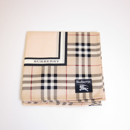 Burberry Vintage Unused Handkerchief