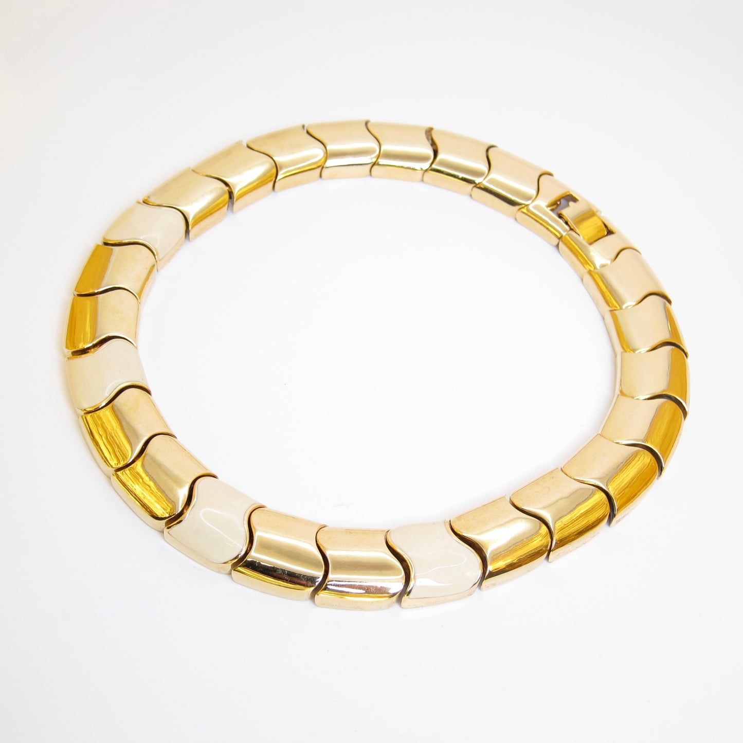 Givenchy Vintage Stylish Ivory and Golden Necklace
