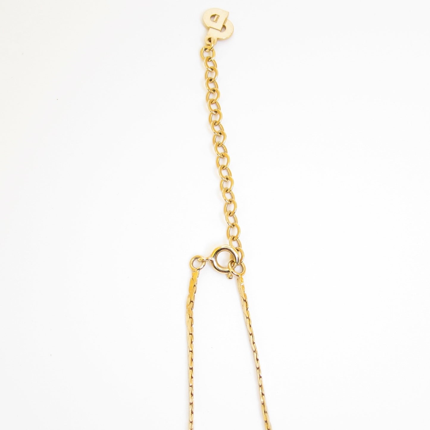 Christian Dior Vintage Green Crystal Necklace