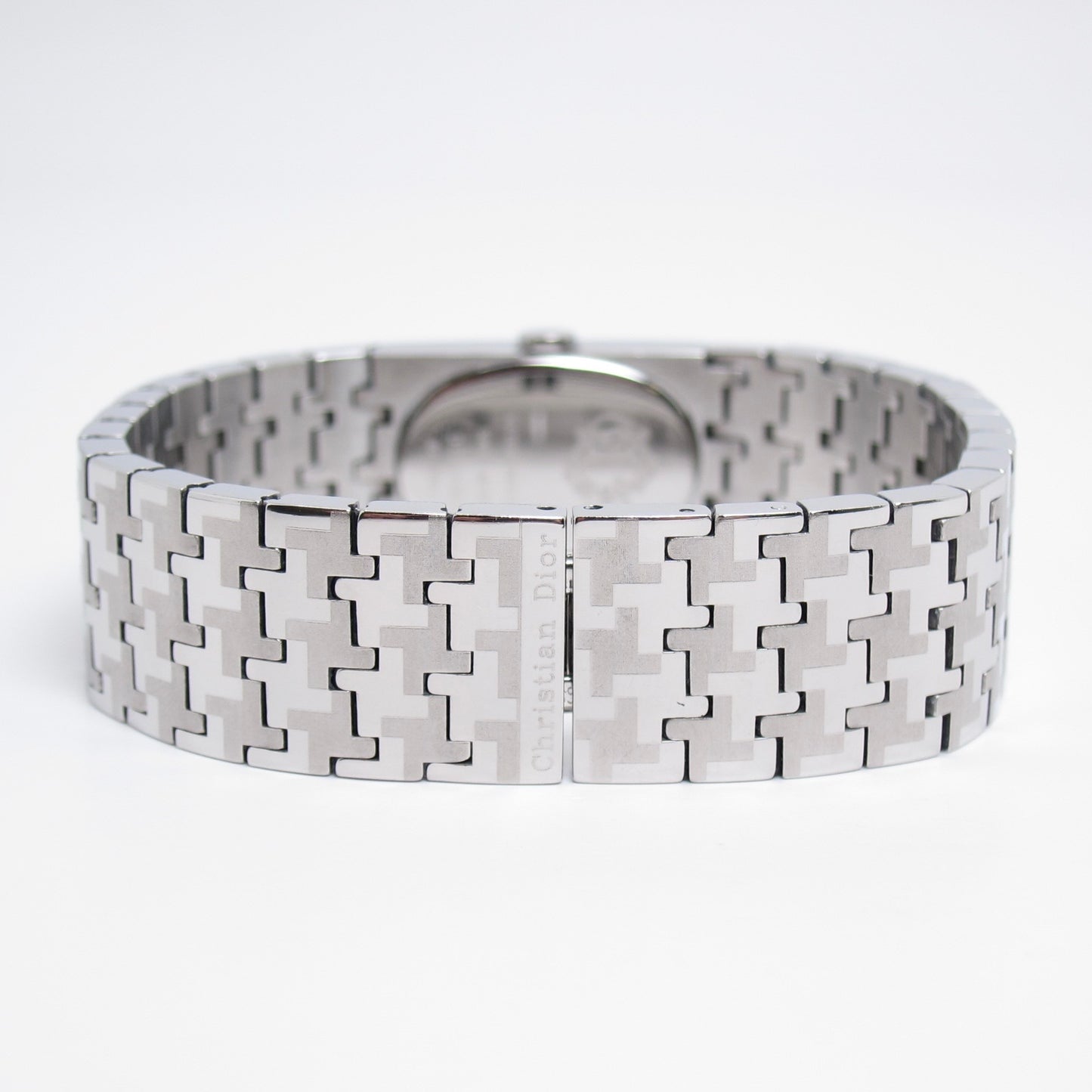 Christian Dior Vintage Miss Dior Black Face Silver Watch