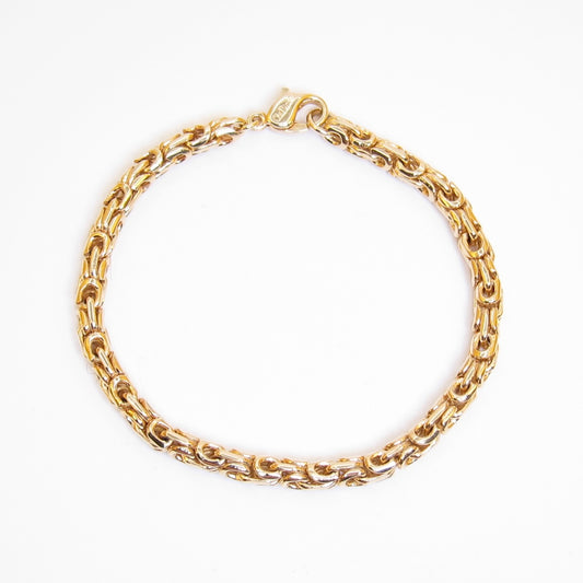 Christian Dior Vintage Stylish Golden Bracelet