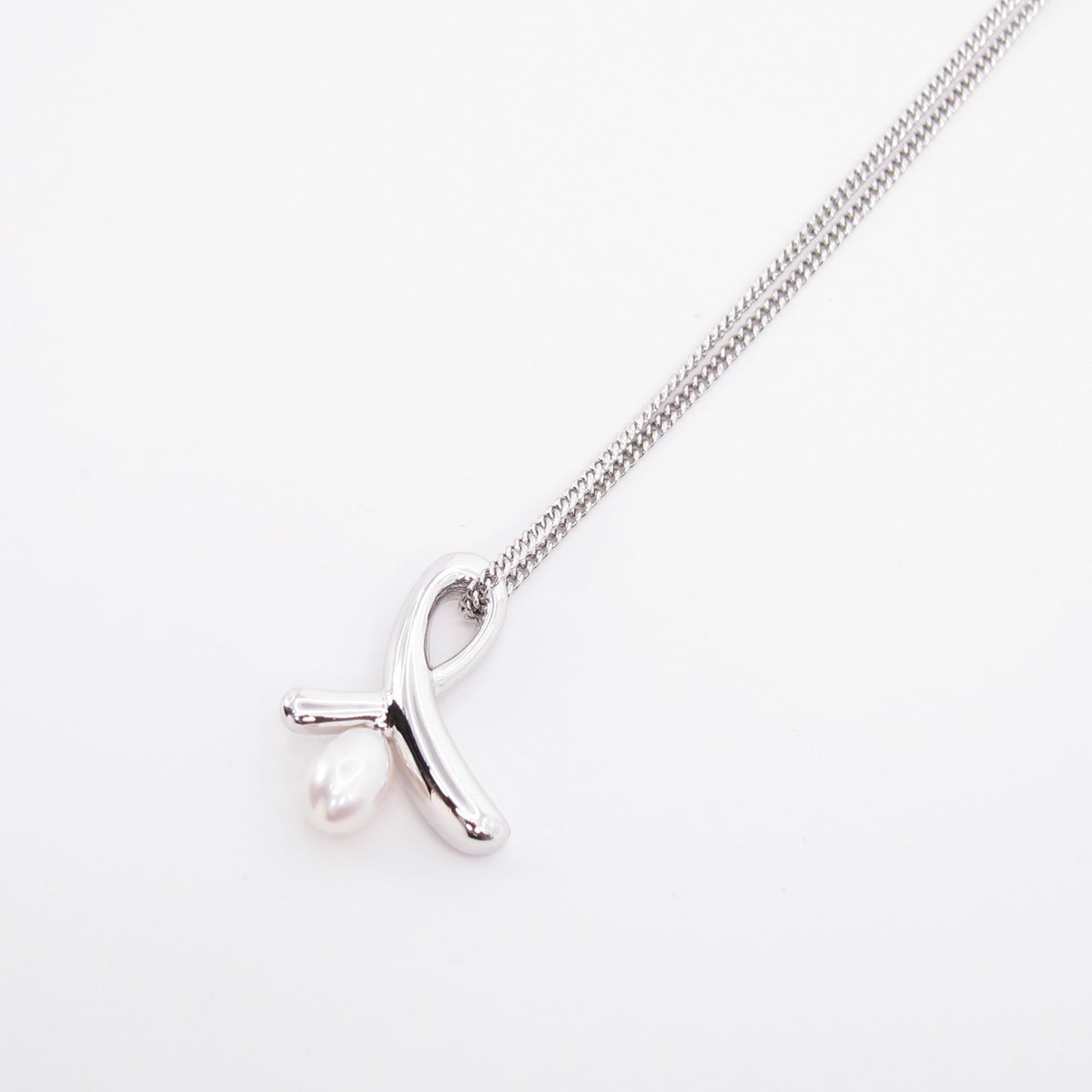 Tasaki Vintage Freshwater Pearl Silver Necklace