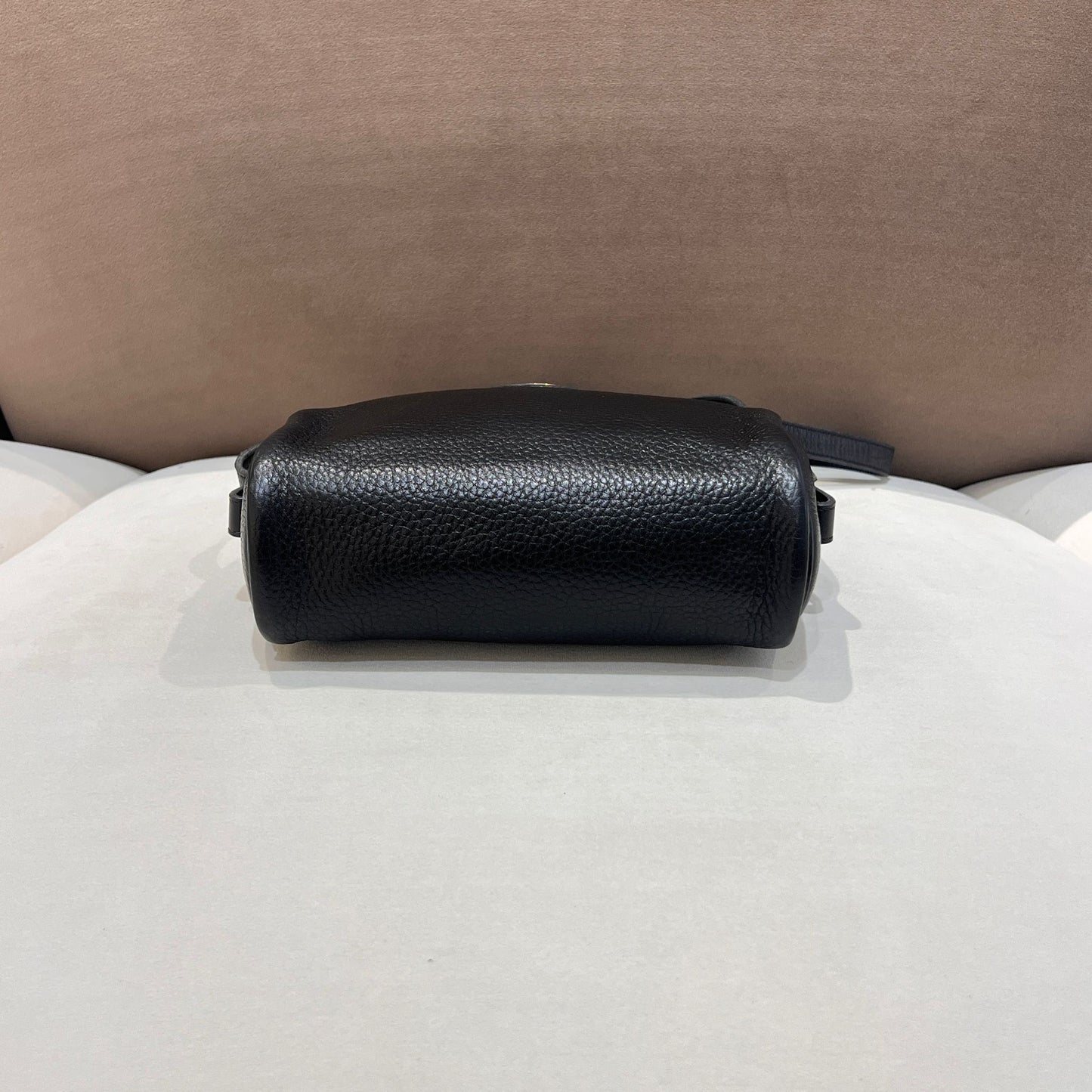 Christian Dior Vintage Cd Logo Grained Leather Black Crossbody Shoulder Bag