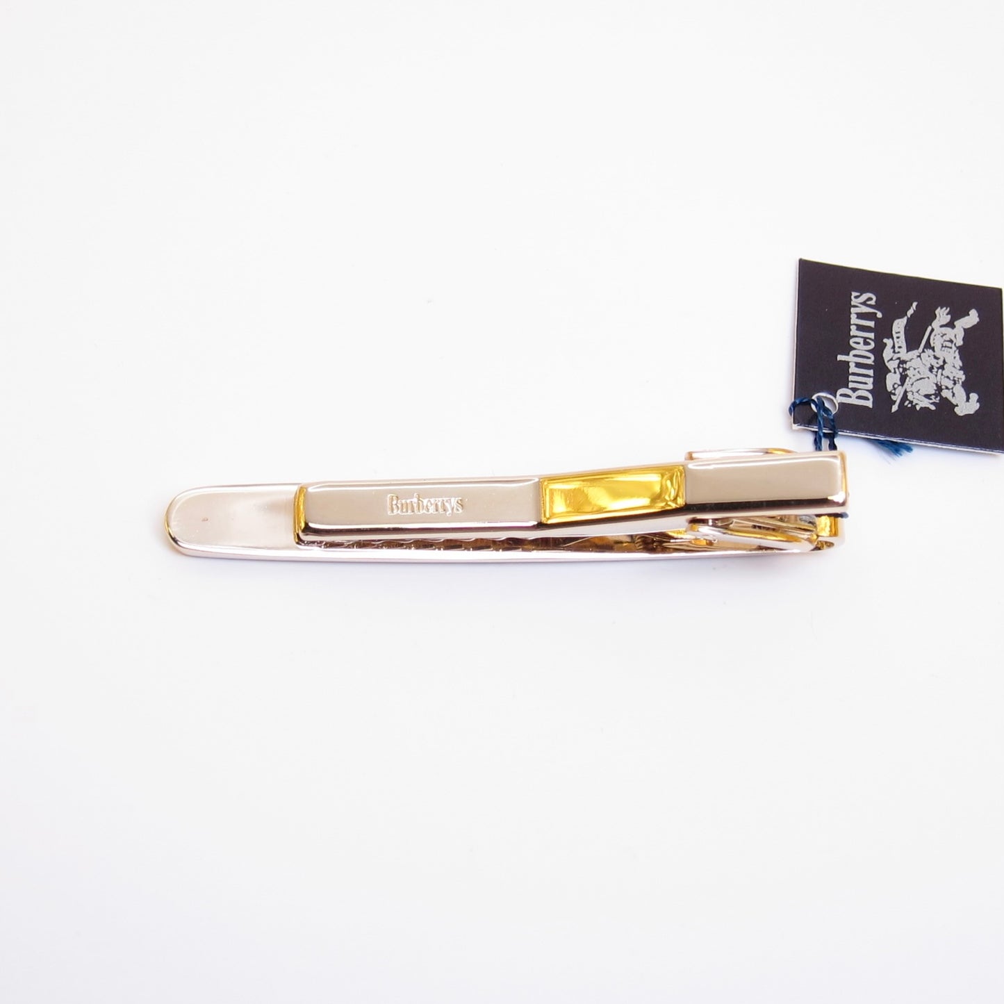 Burberry Vintage House Knight Brown and Golden Tie Clip