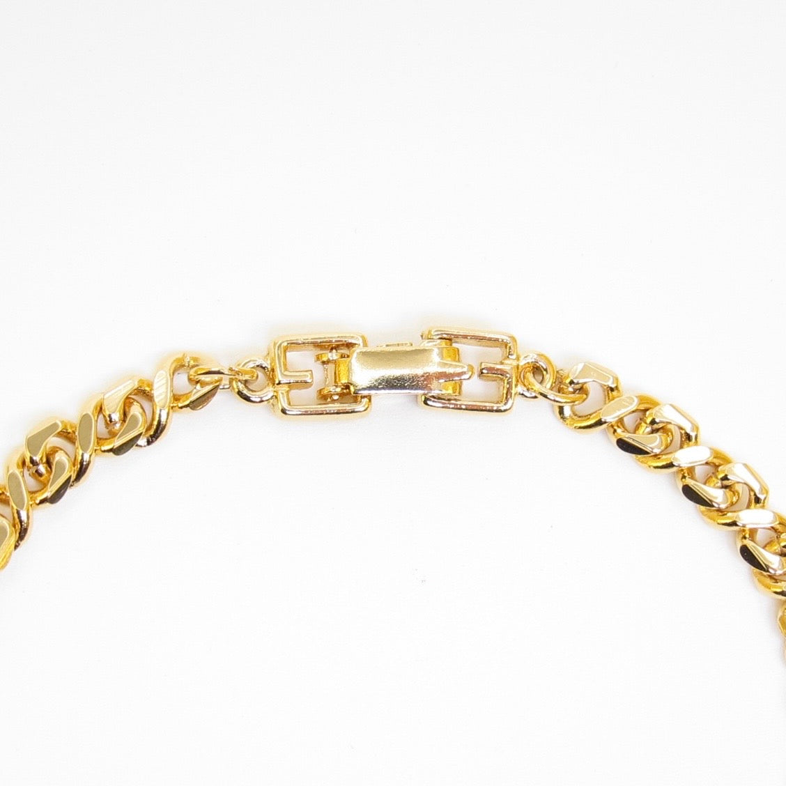Givenchy Gold-Tone Fine Curb Chain Bracelet