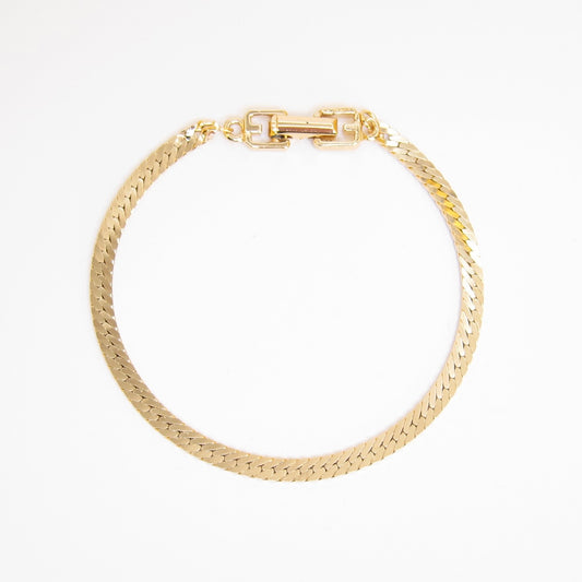 Givenchy Vintage Stylish Golden Link Chain Bracelet