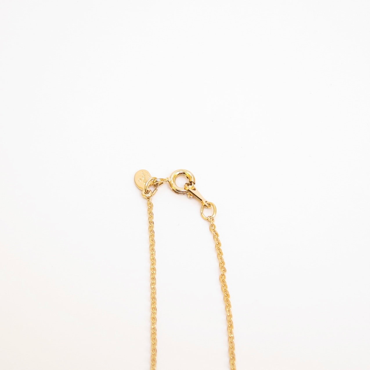 Givenchy Vintage GG Logo with Rhinestone Golden Necklace