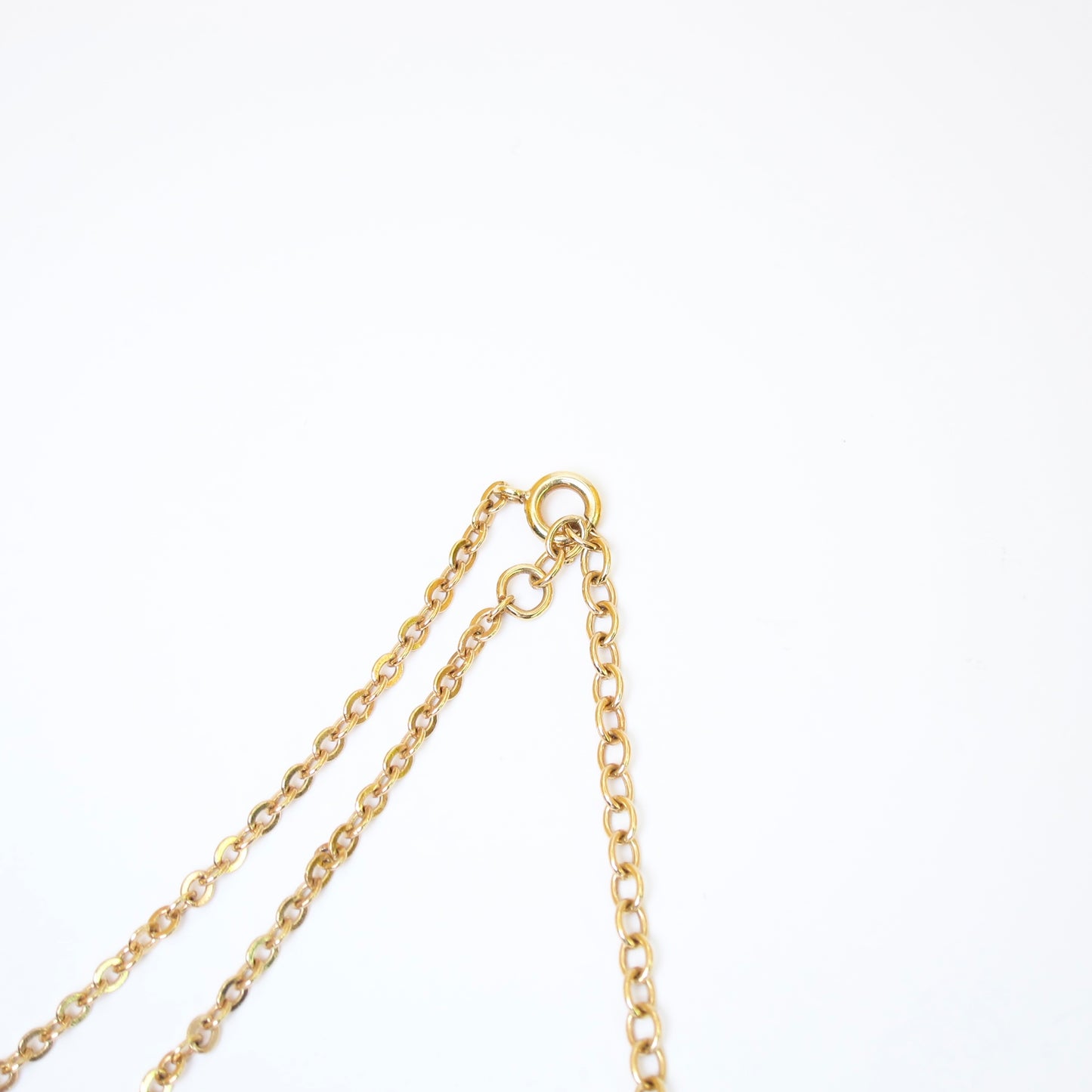 Christian Dior Vintage Dior Logo in Oval Shape Golden Necklace