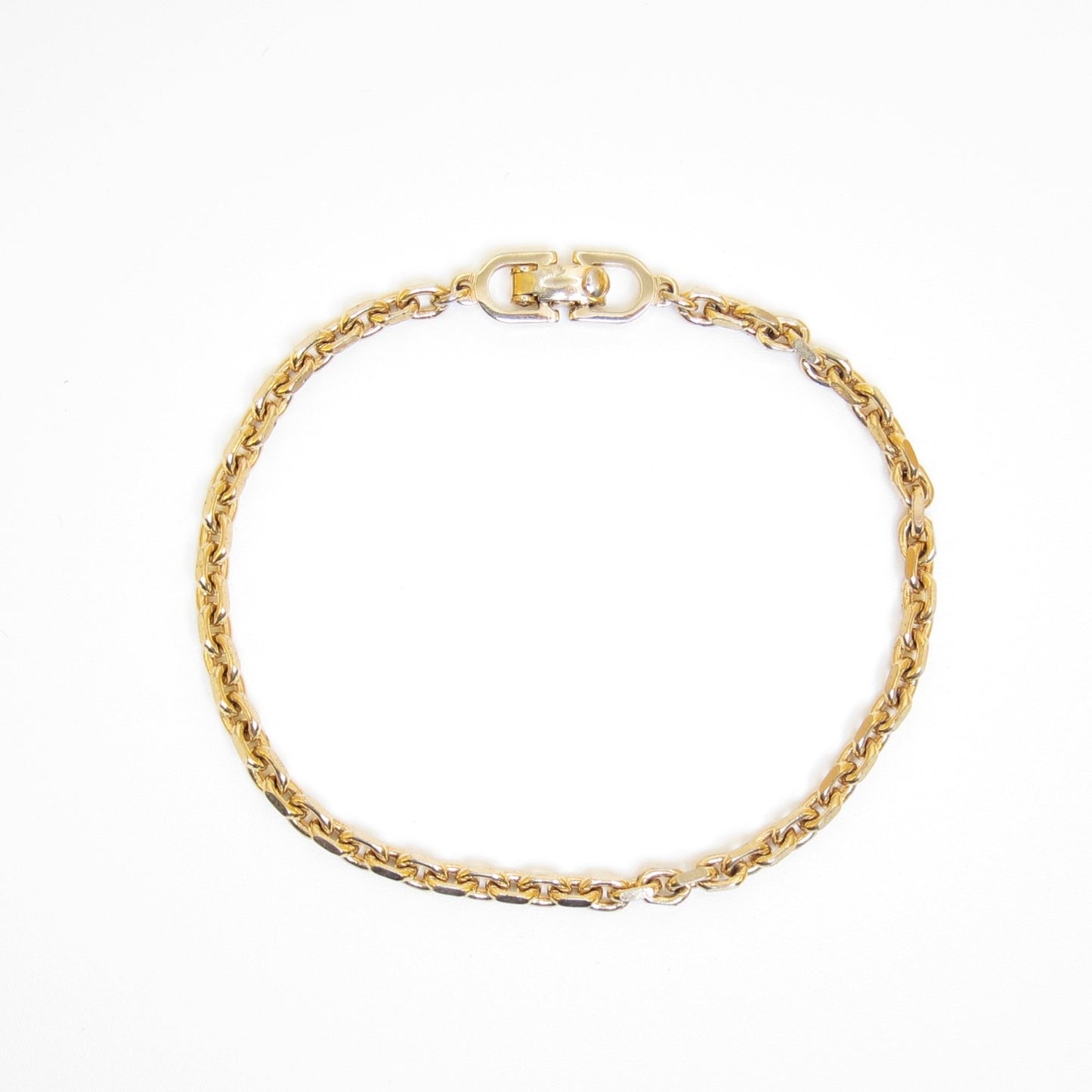 Christian Dior Vintage Gold-Tone Chain Bracelet