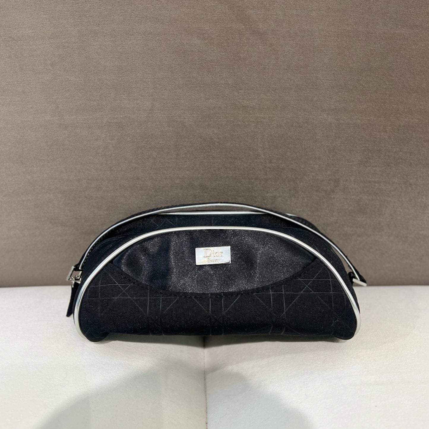 Christian Dior Vintage Silver Logo Mini Handbag