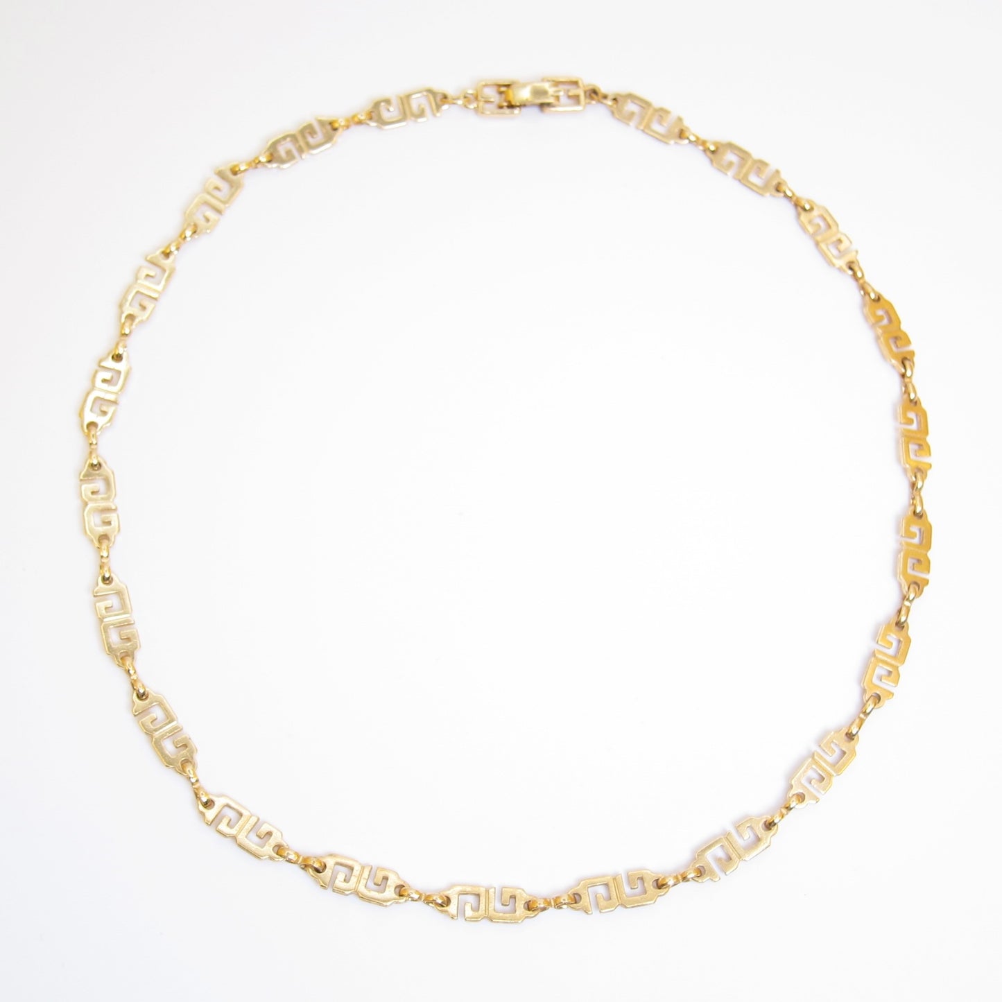 Givenchy Vintage GG Logo Golden Necklace