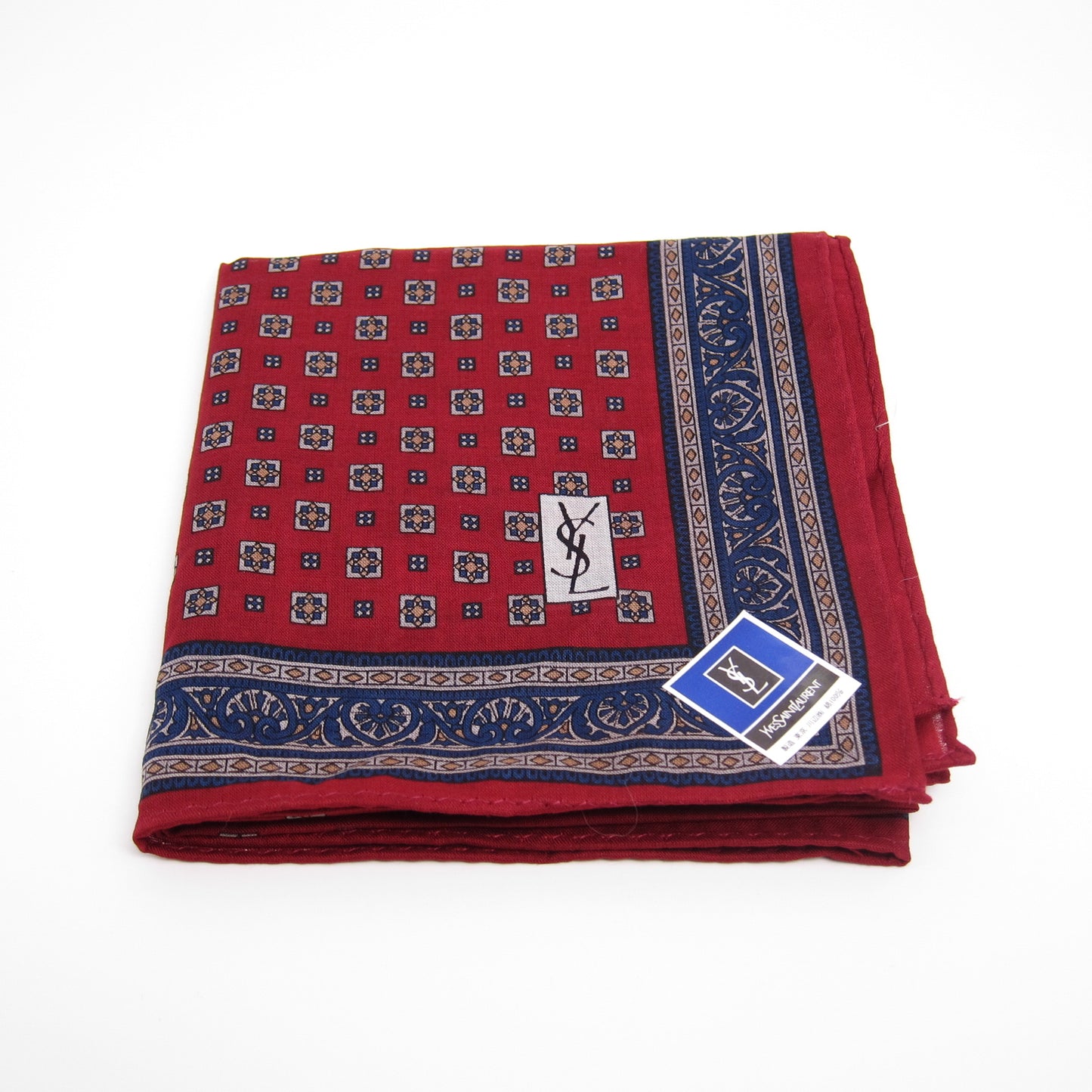 Yves Saint Laurent Vintage Unused Handkerchief