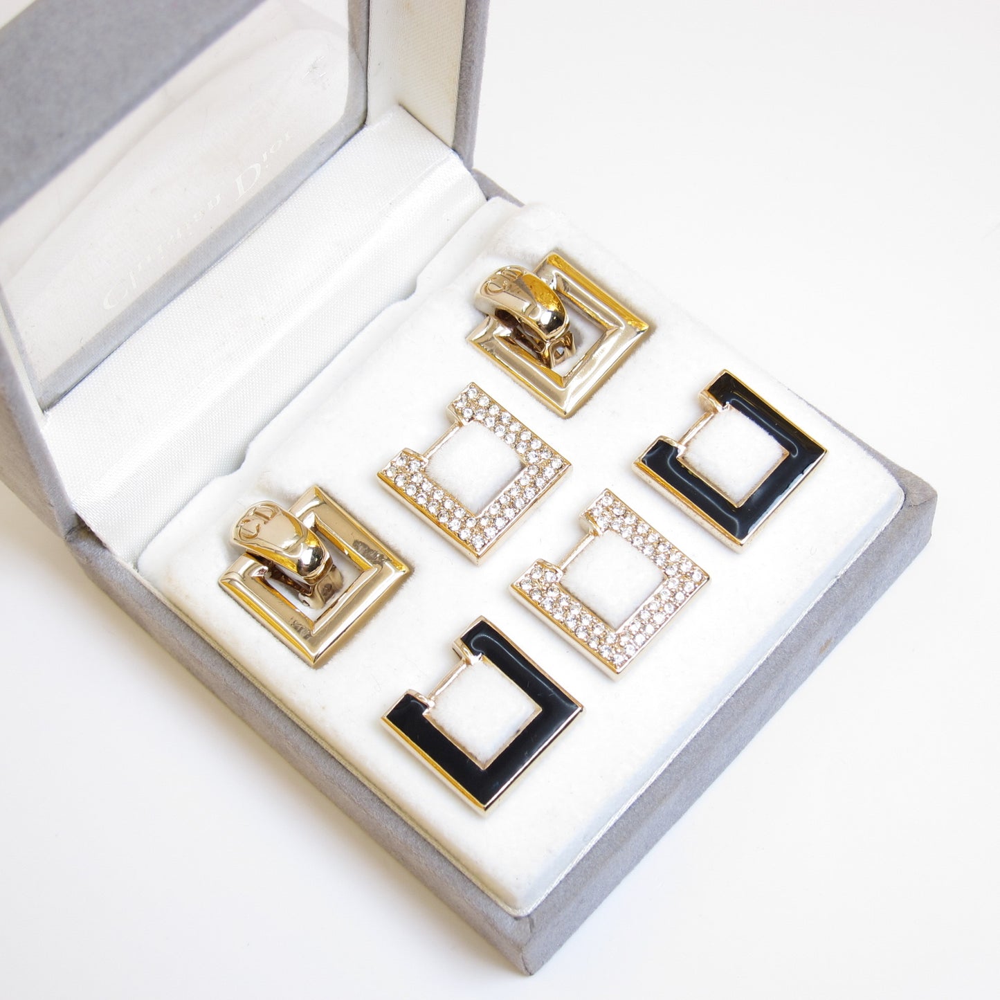 Christian Dior Vintage Customised Earrings (Clip) Set