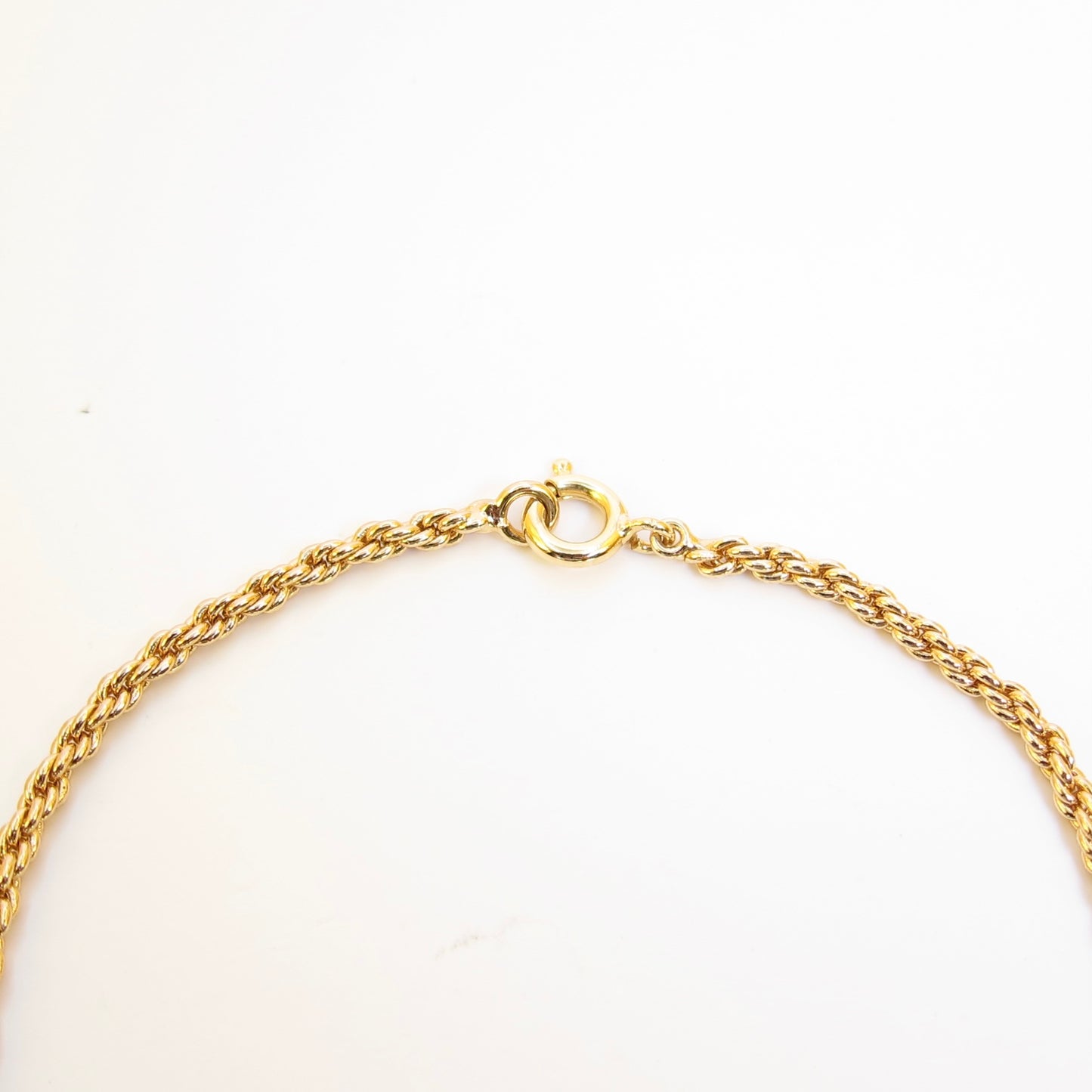 Christian Dior Vintage CD Logo in Circle Golden Bracelet