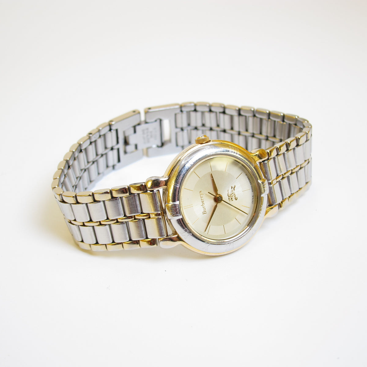 Burberry Two-Tone Champagne Dial Quartz Ladies Watch, 25mm