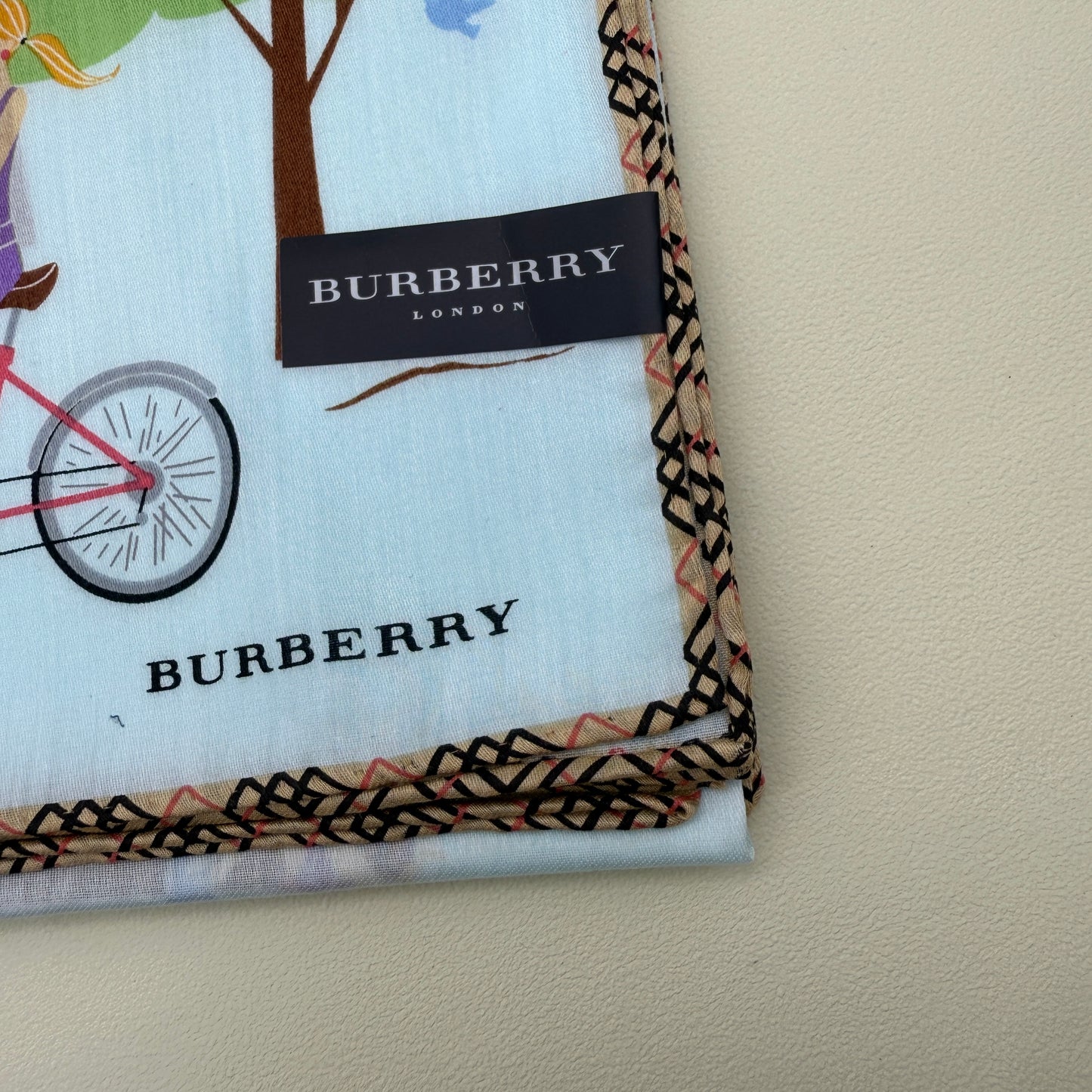 Burberry Vintage Unused Handkerchief