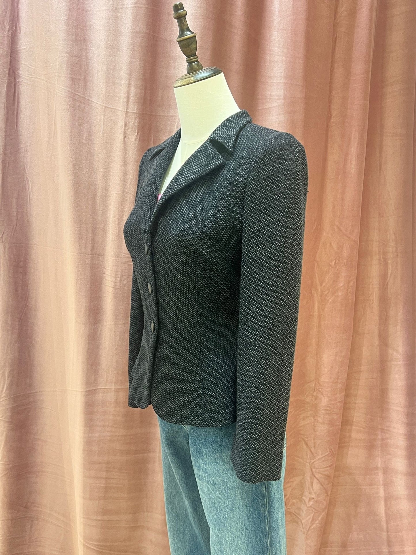 Giorgio Armami Vintage Nipped-Waist Wool Blazer
