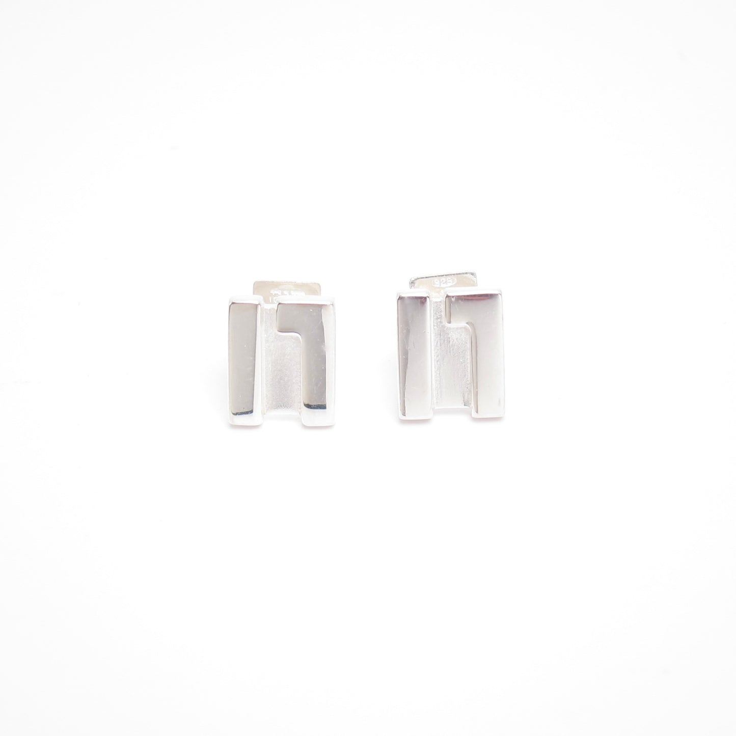 Gucci Vintage G Logo 925 Silver Earrings