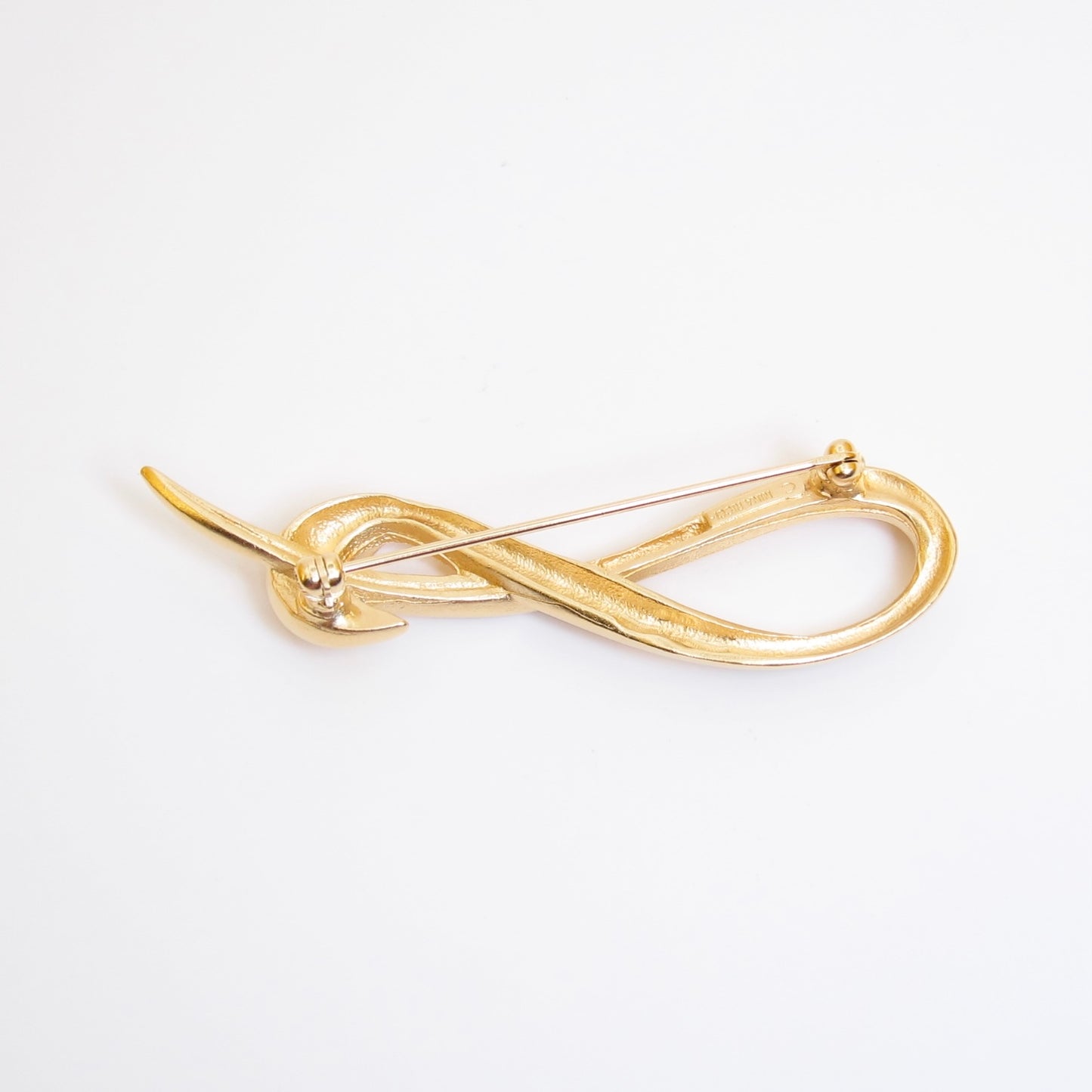 Nina Ricci Vintage Stylish Golden Brooch