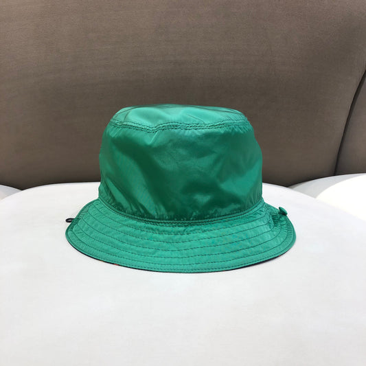 Gucci Vintage Reversible Green Nylon Bucket Hat