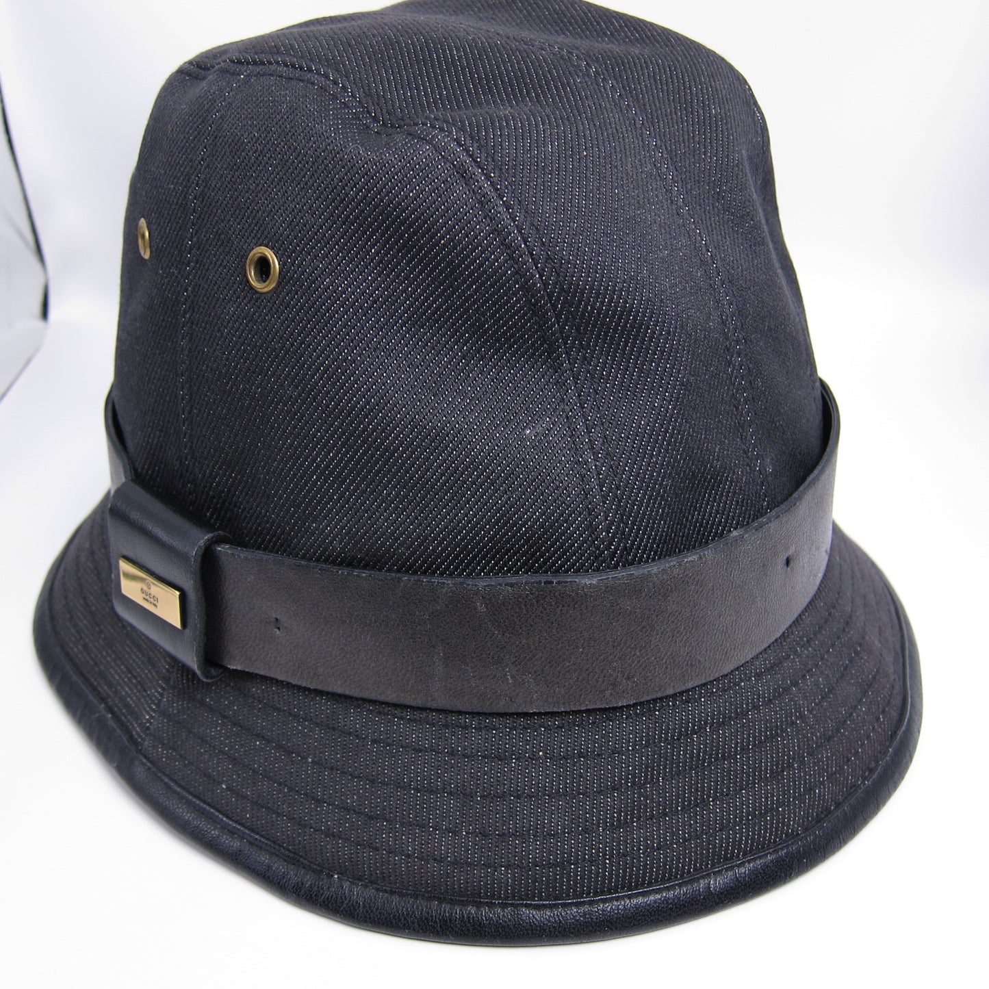 Gucci Vintage Black Demin Bucket Hat