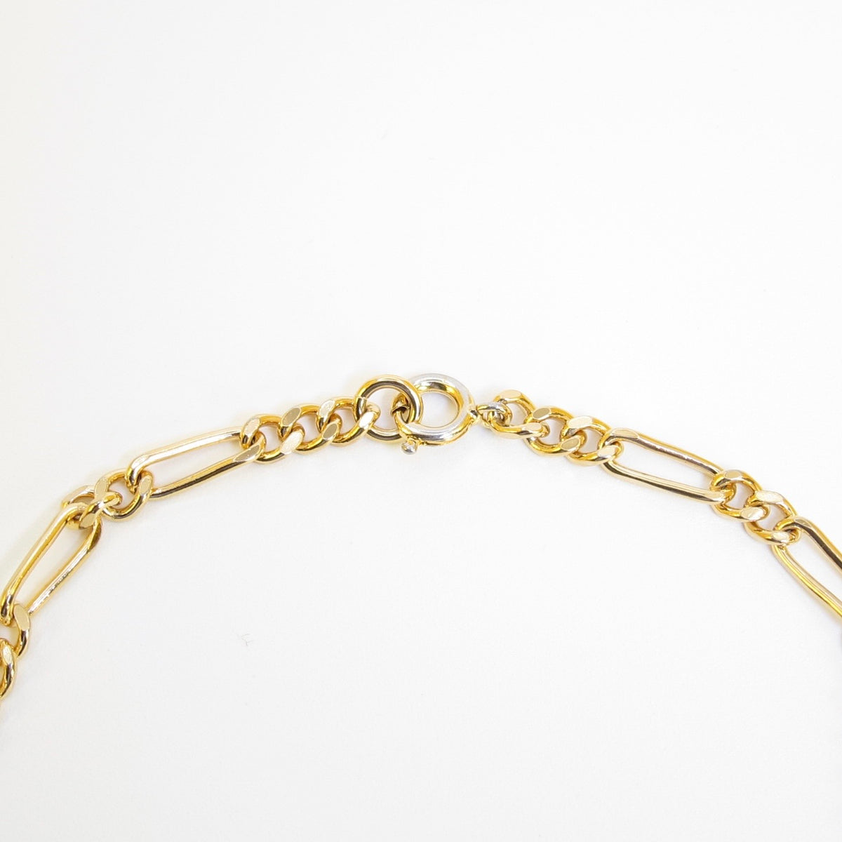 Christian Dior Vintage Oval CD Charm Gold-Tone Bracelet