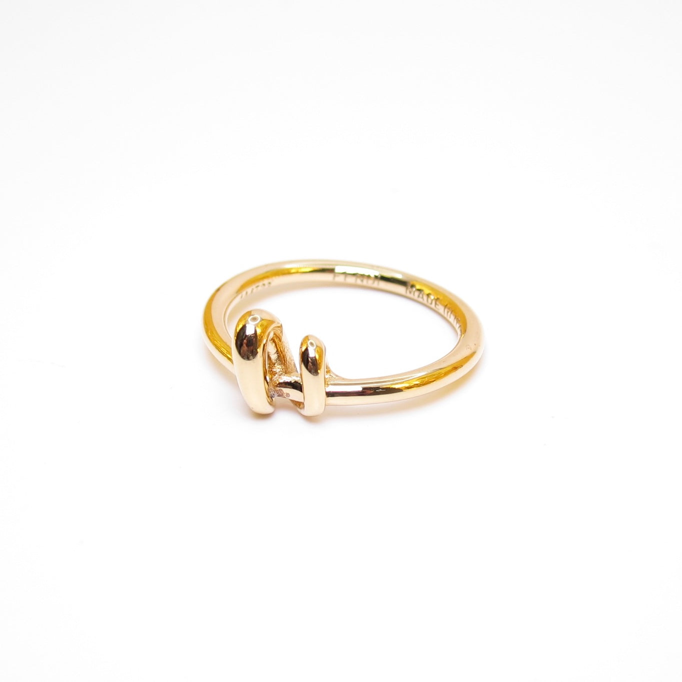 Fendi Vintage Filo Golden Ring