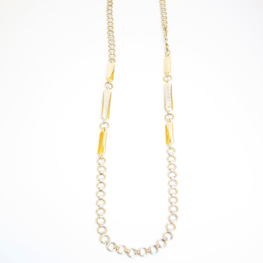 Givenchy Vintage Givenchy Logo Golden Long Necklace