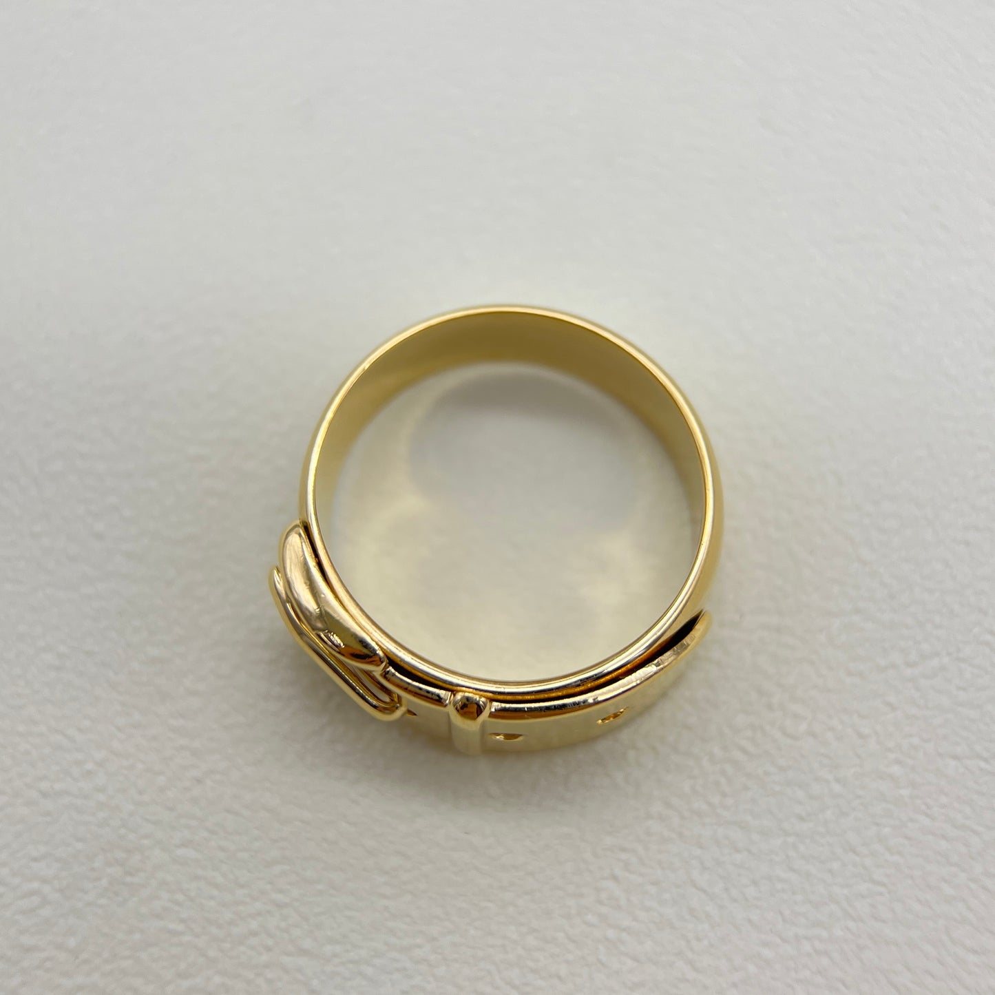 Gucci Vintage Belt Motif Scarf Ring
