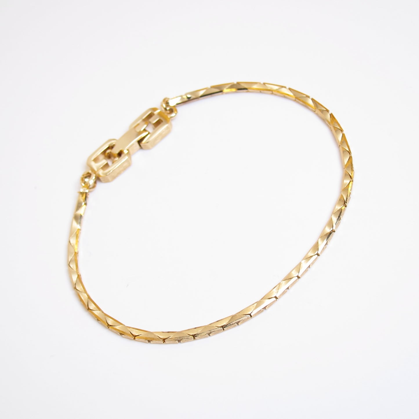 Givenchy Vintage Snake Chain Golden Bracelet