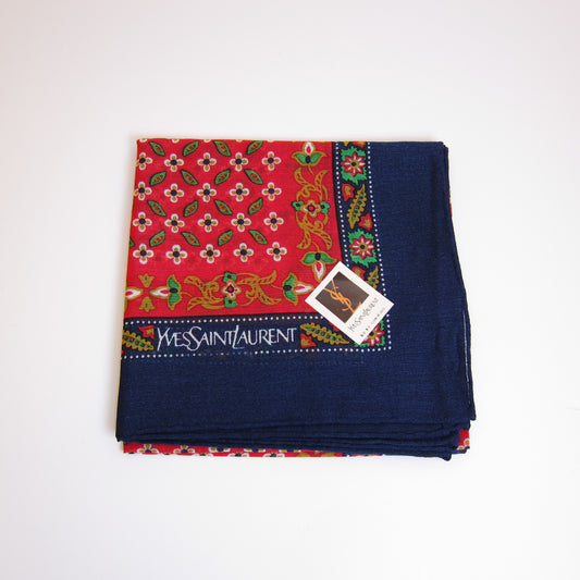 Yves Saint Laurent Vintage Unused Handkerchief