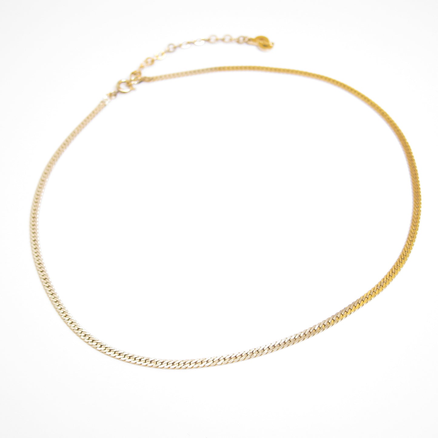 Christian Dior Vintage Stylish Golden Chain Necklace