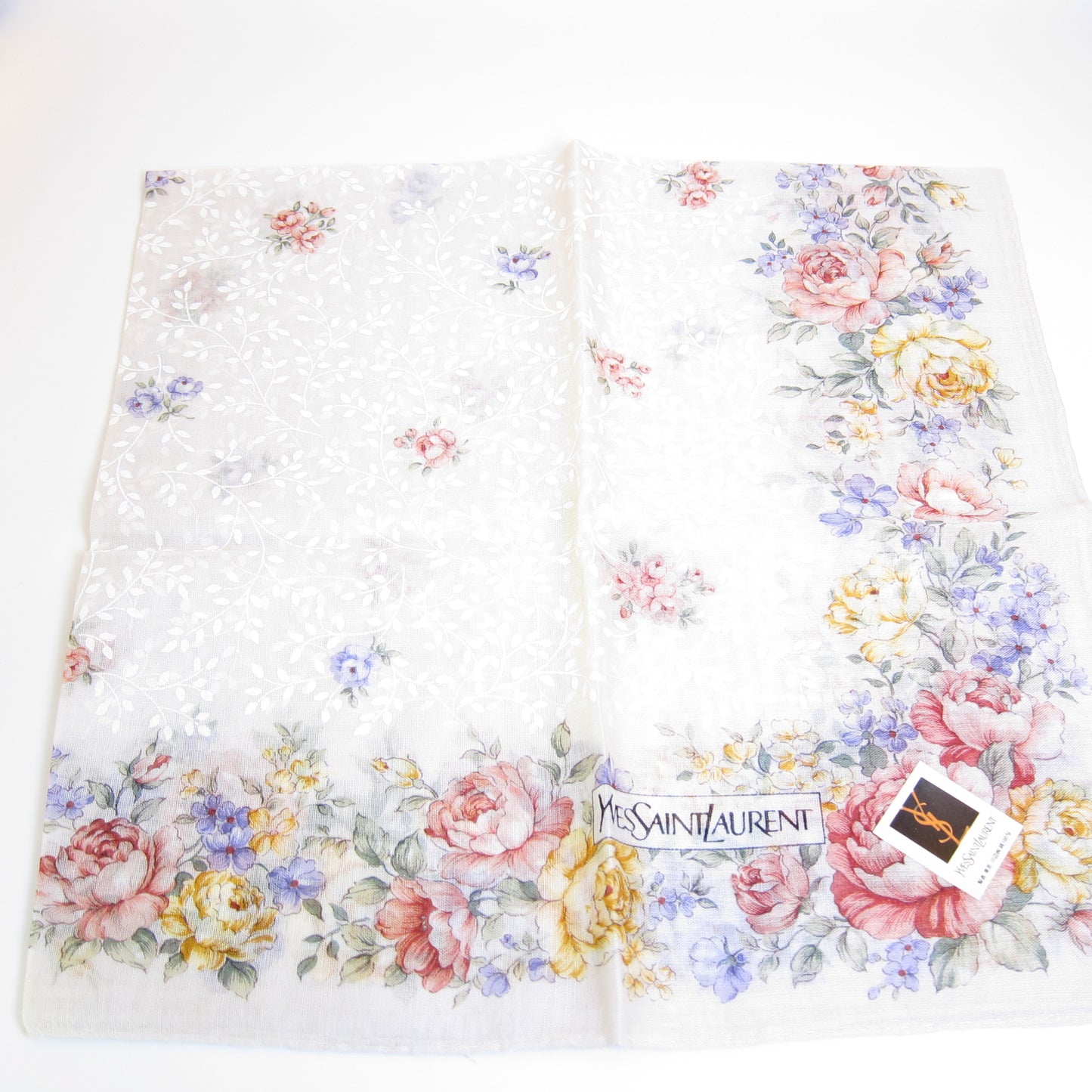 Yves Saint Laurent Vintage Unused Handkerchief