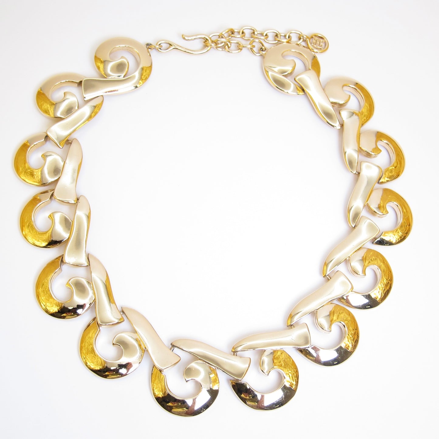 Givenchy Vintage G Logo Motif Golden Necklace