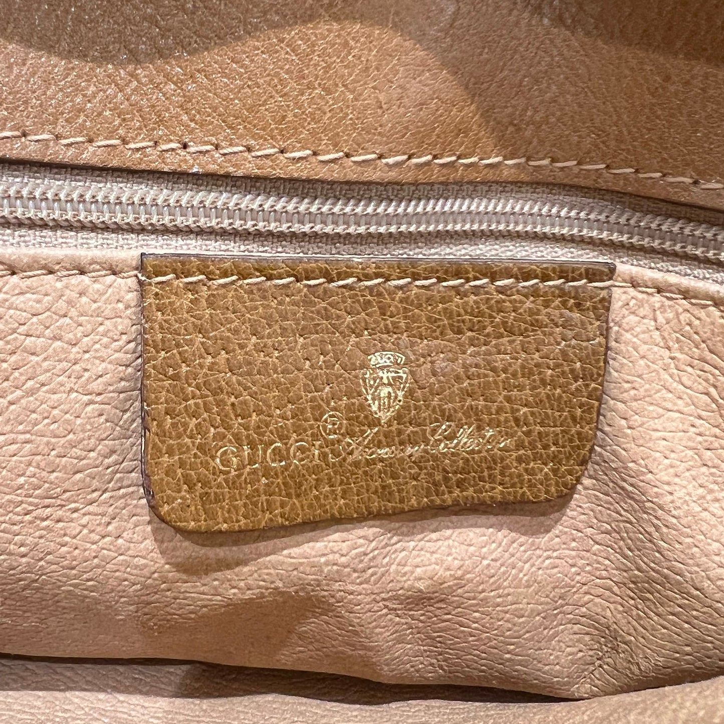 Gucci Vintage Beige Gg Supreme Canvas Envelope Shoulder Bag