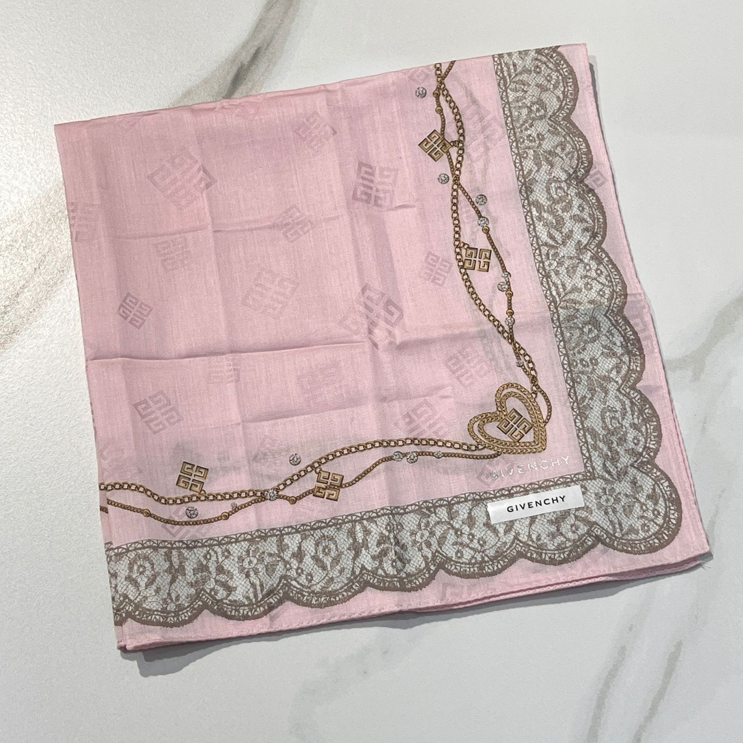 Givenchy Unused Handkerchief 58x58cm