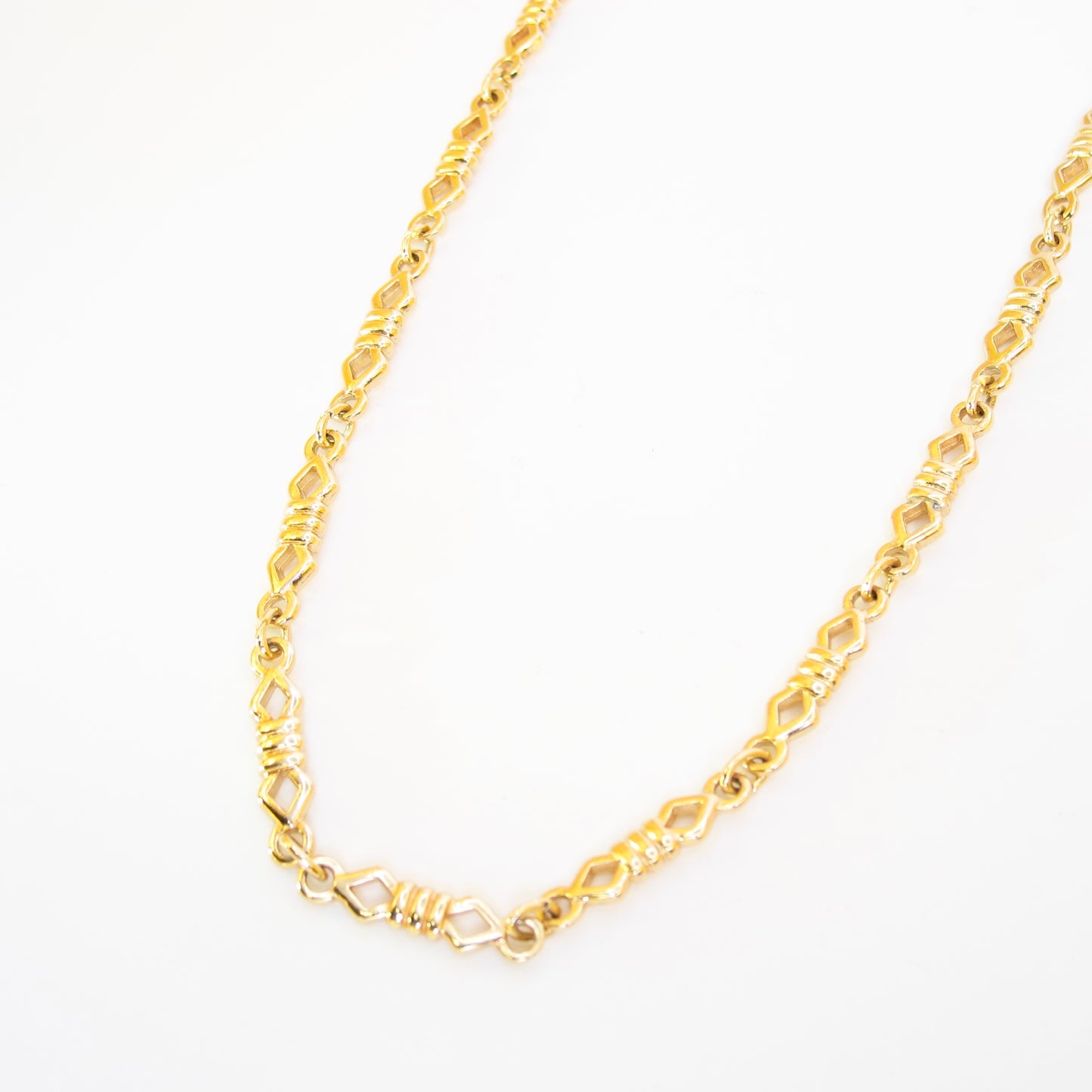 Christian Dior Vintage Stylish Golden Long Necklace