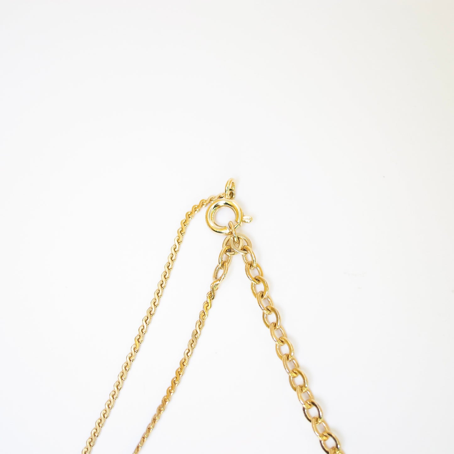 Christian Dior Vintage CD Logo Golden Necklace
