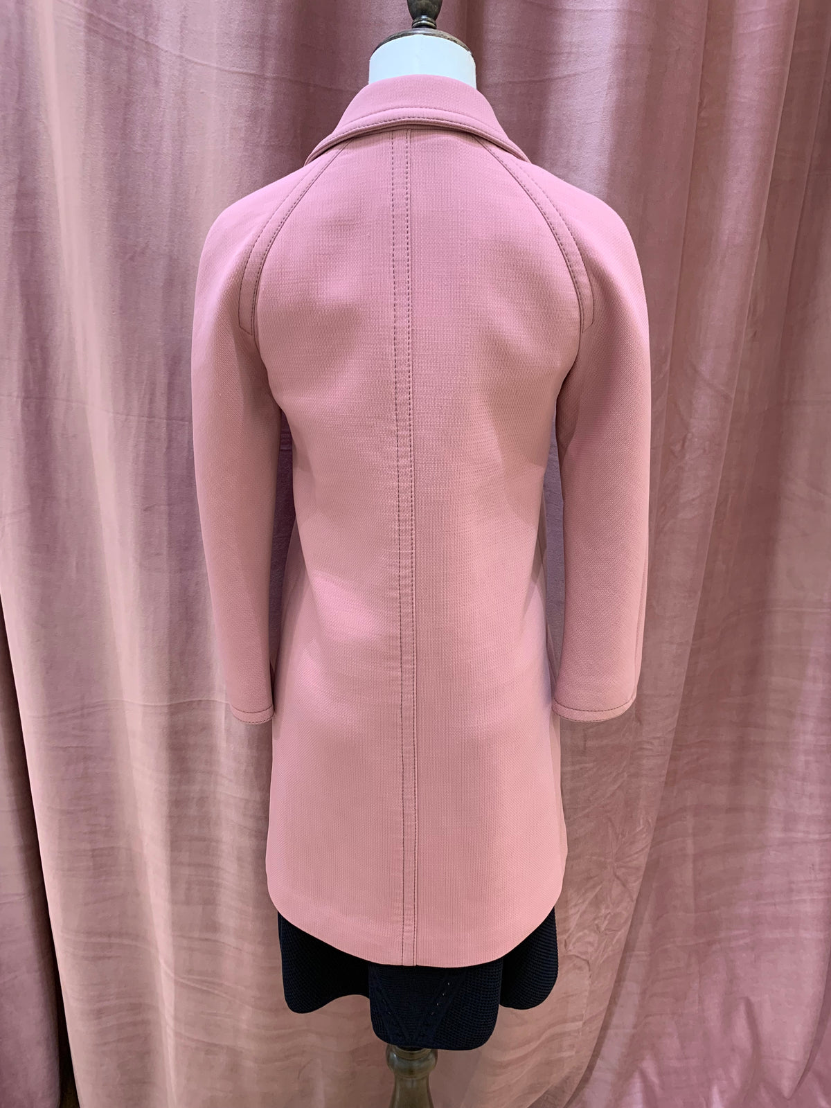 Gucci Dusty Pink Cropped Jacket With Pearl Gg Buttons