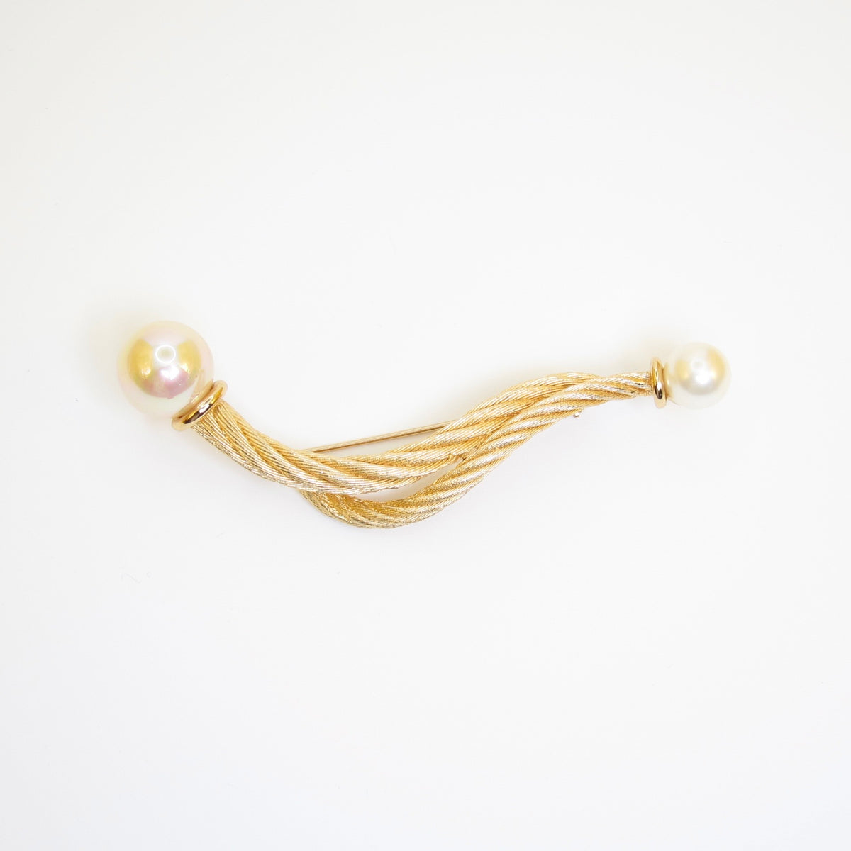 Christian Dior Vintage Faux Pearl Double-Ended Brooch