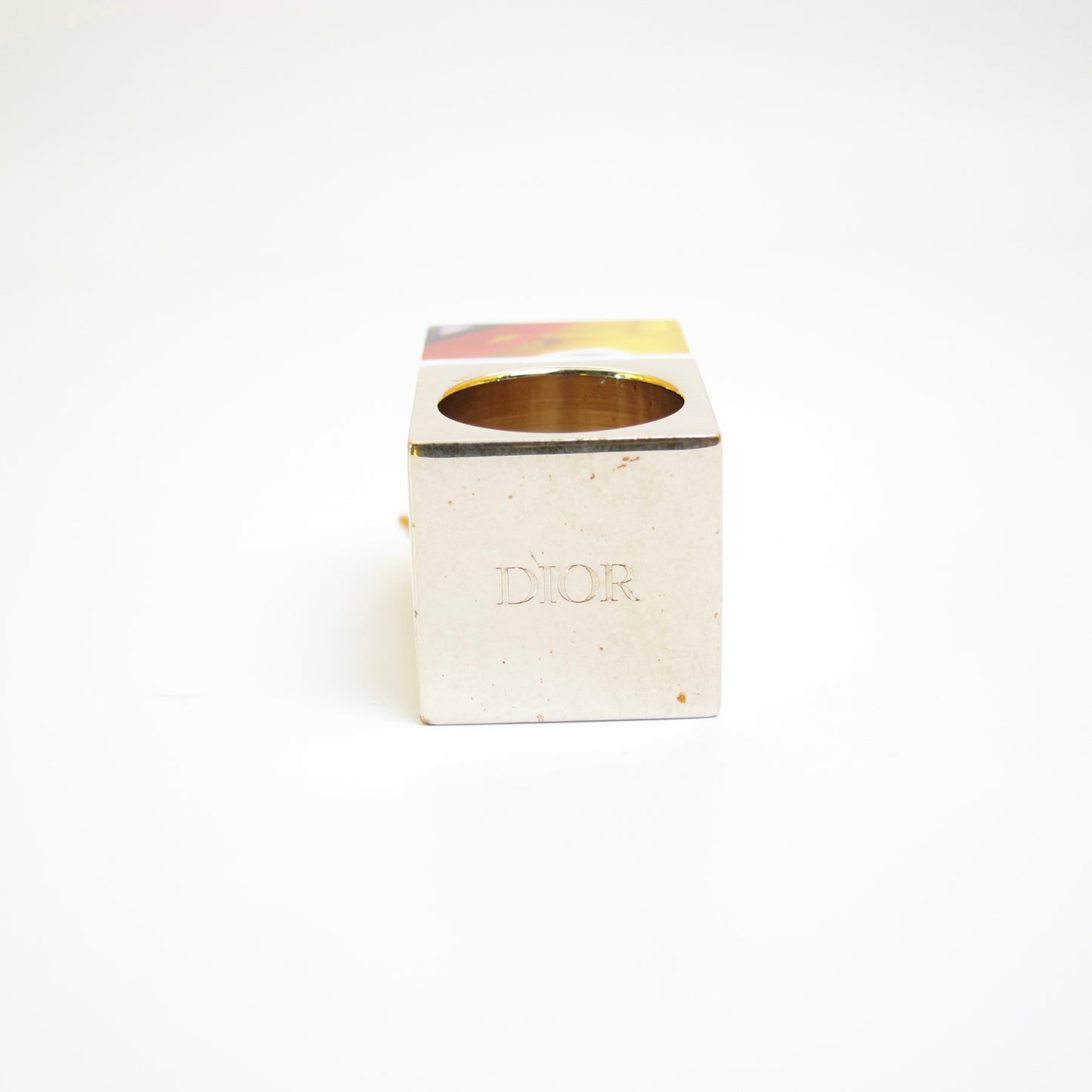 Christian Dior Vintage CD Logo Sorbet Ring