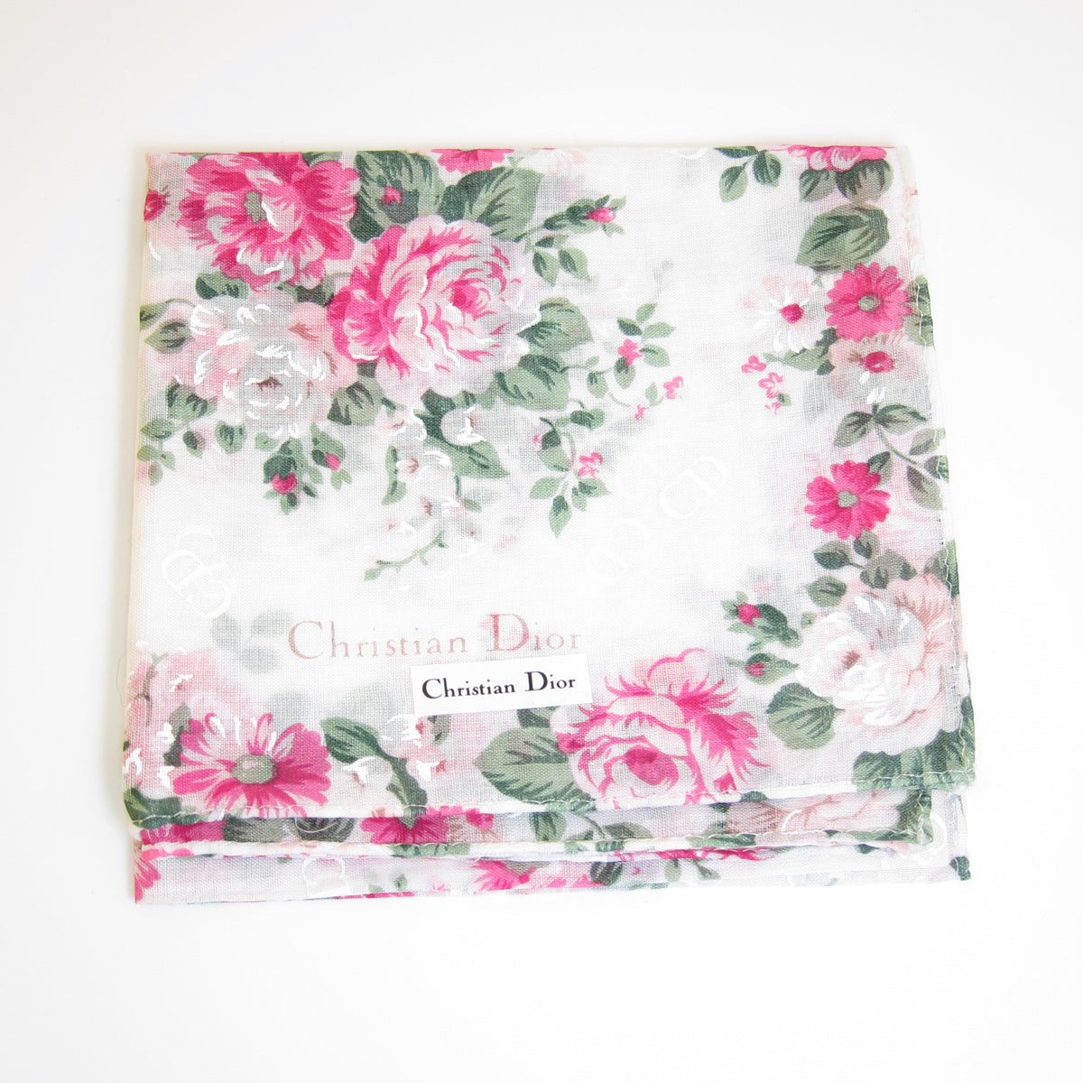 Christian Dior 花卉印花手帕套裝